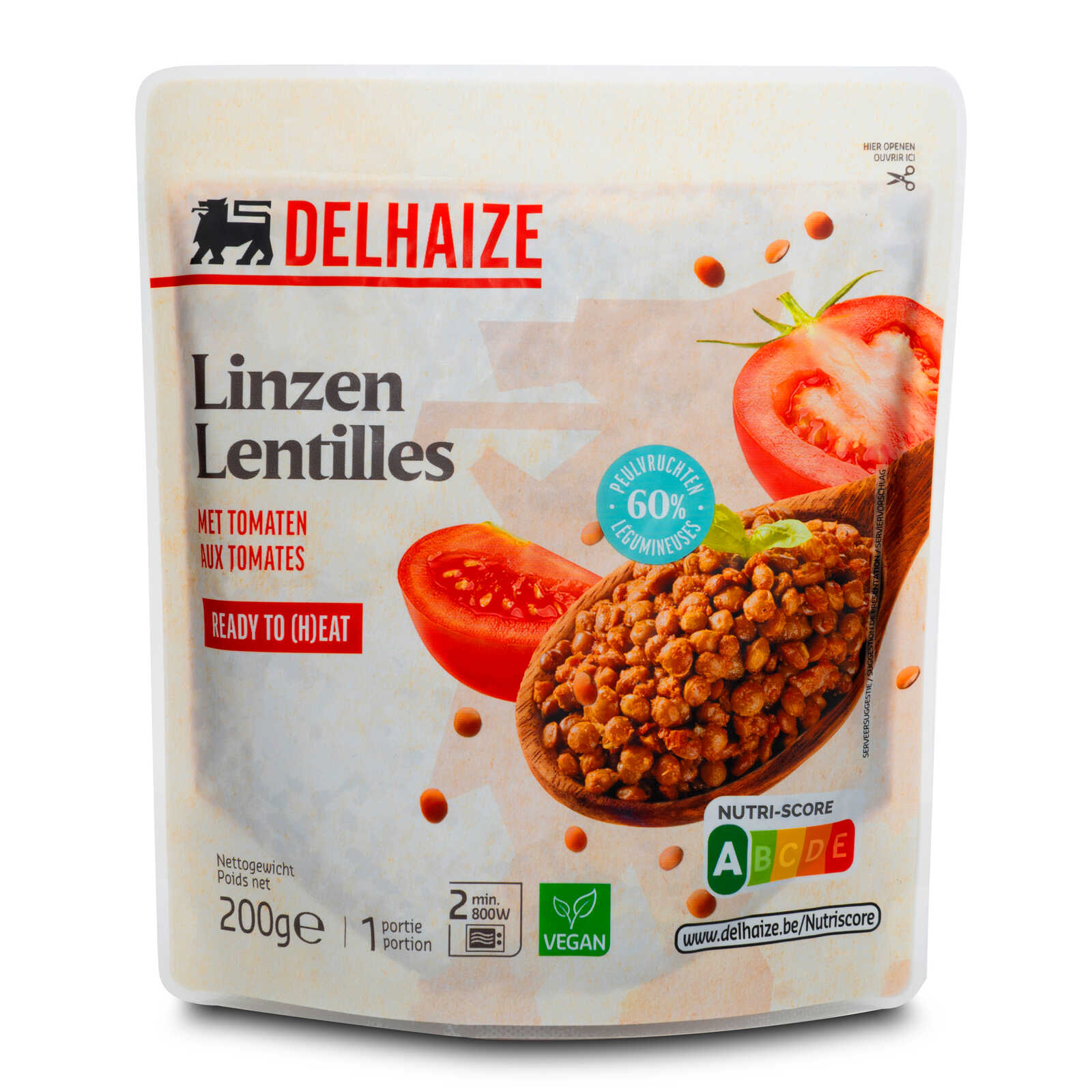 Delhaize Linzen | Tomaat | Basilicum | Ready to Heat
