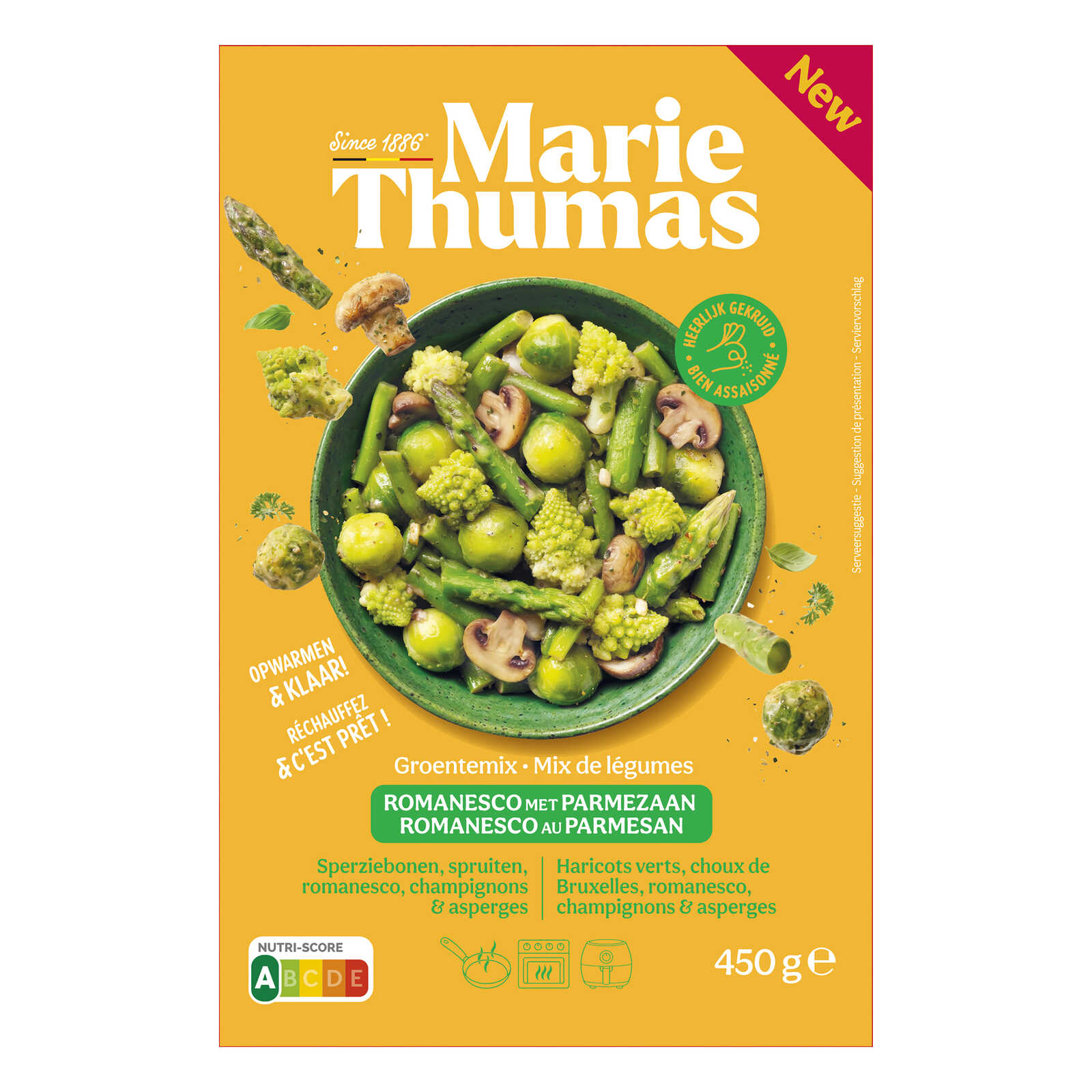 Marie thumas Romanesco | Parmezaan