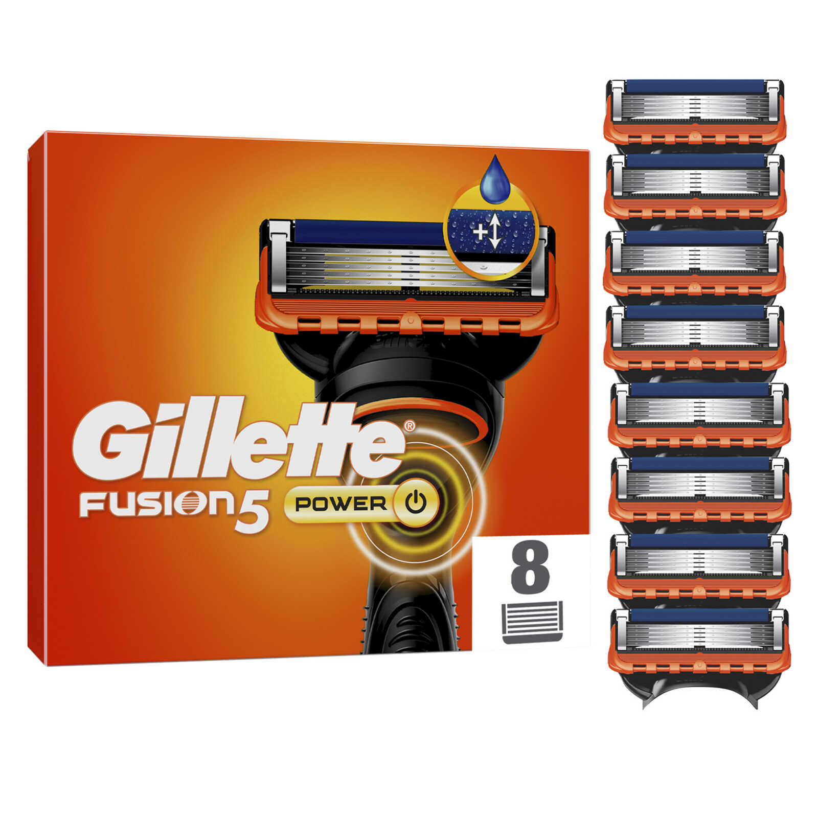Gillette Fusion | Power | Mesjes | 8st