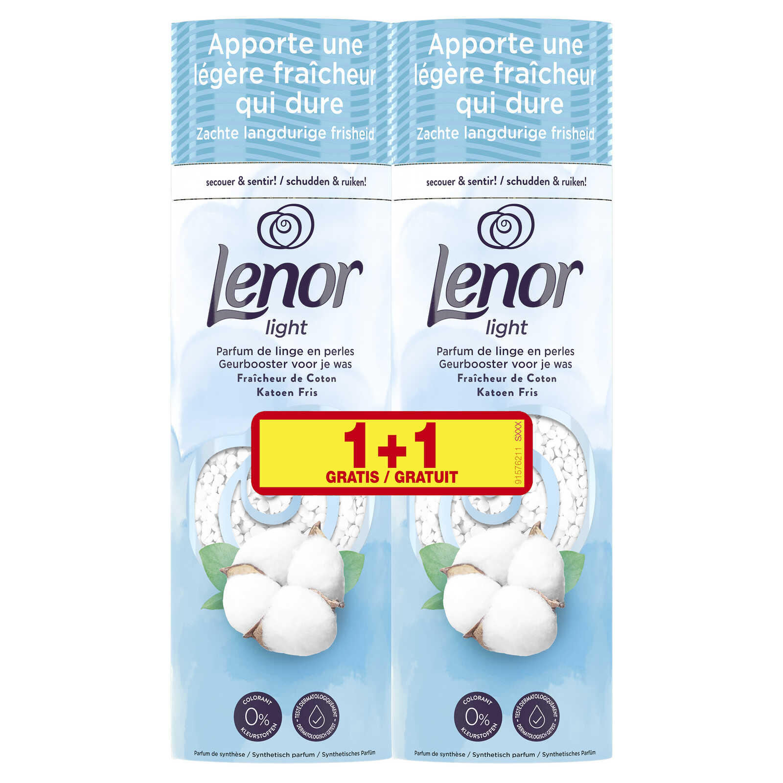 Lenor Parels | Katoenfris | 1+1
