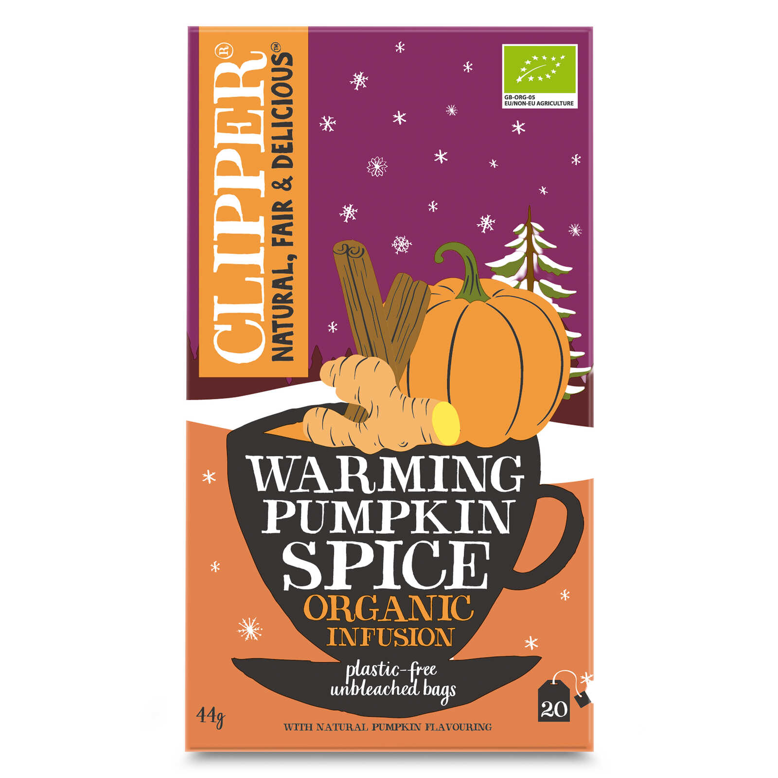 Clipper Infusie | Spiced Pumpkin | Zakjes | Bio