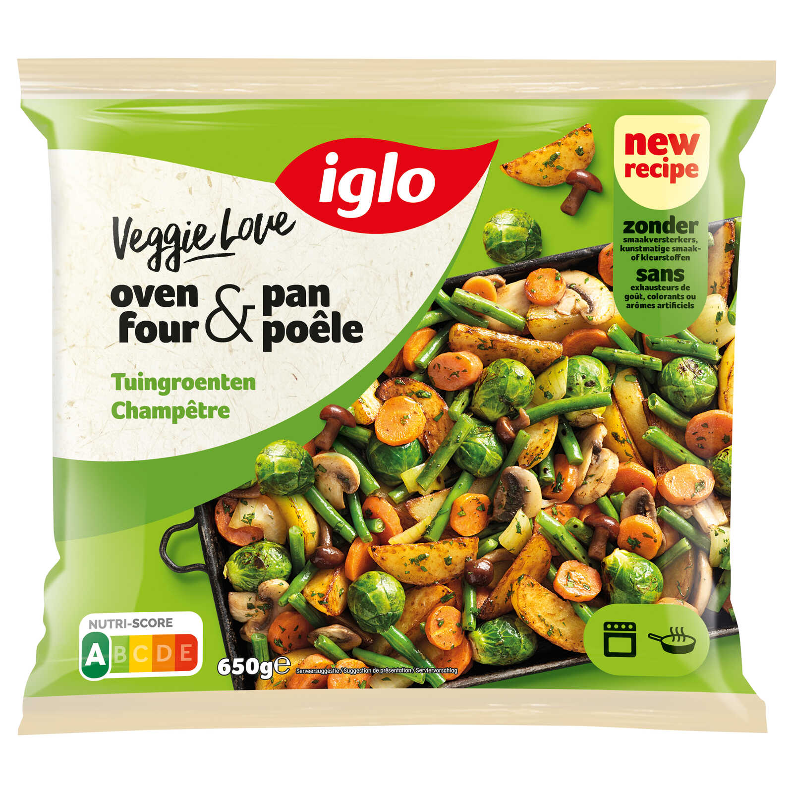 Iglo Oven & Pan | Tuingroenten