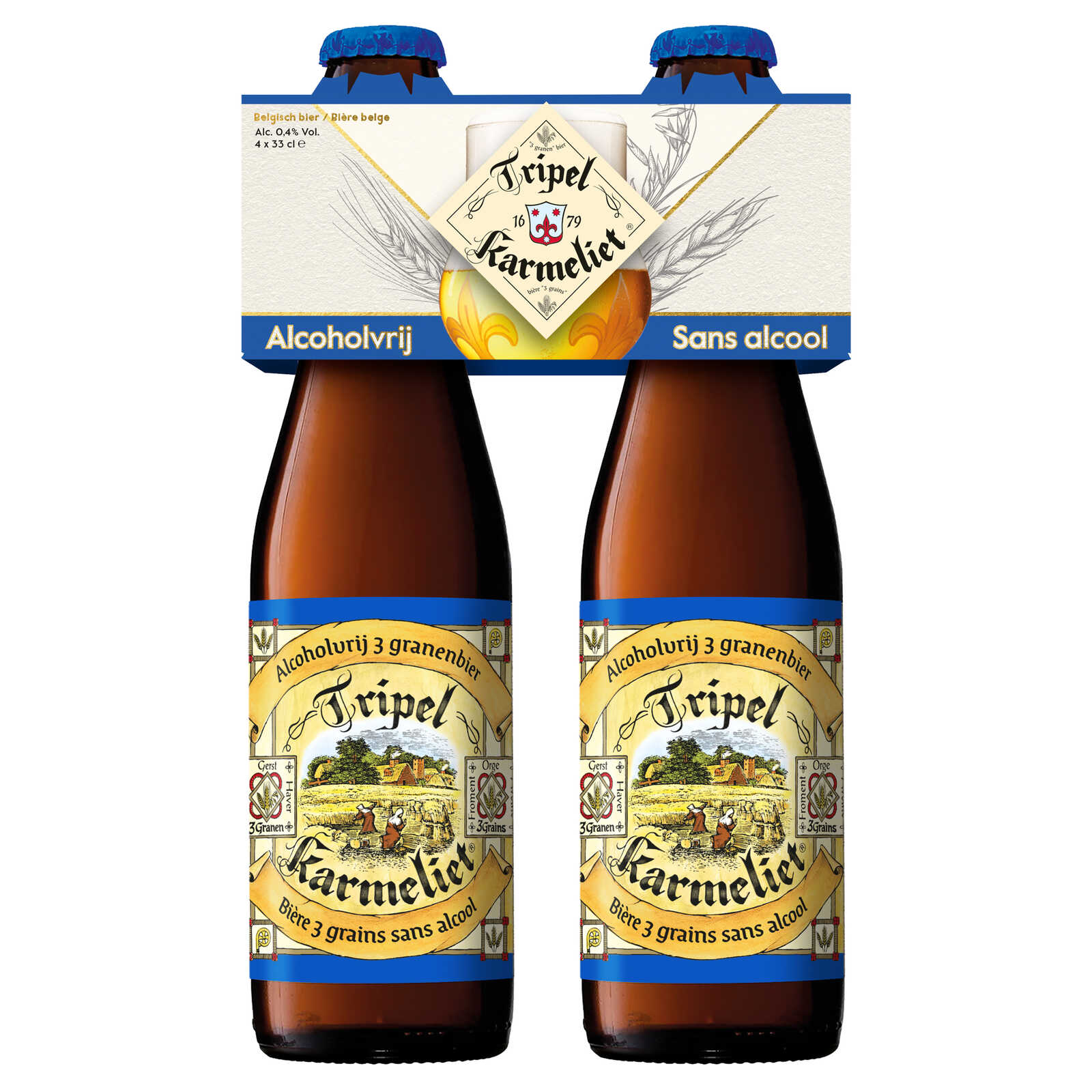 Tripel Karmeliet Bier | 0.4% | Fles