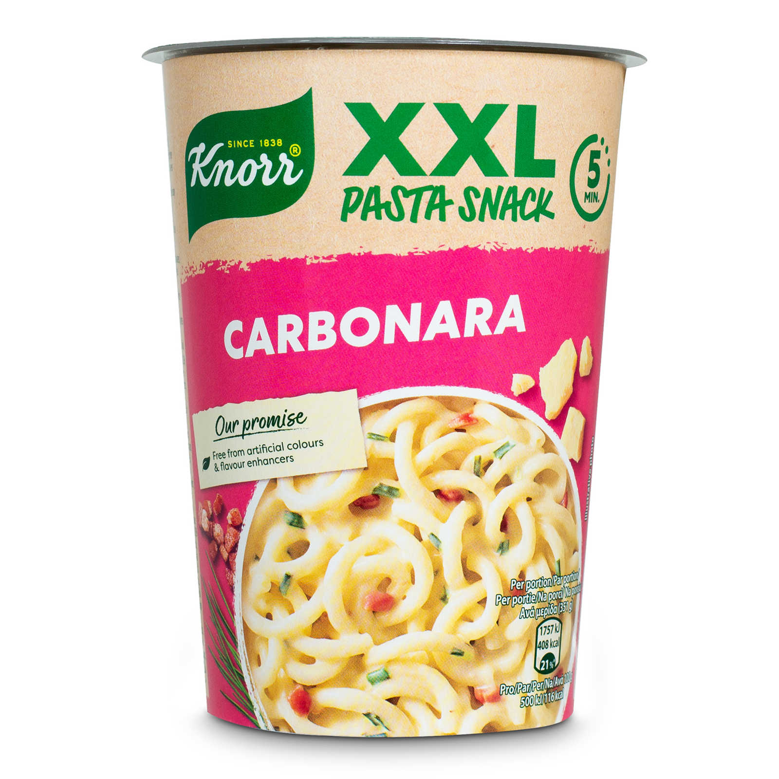 Knorr Pasta Instant Snack | Carbonara XXL | 92 g