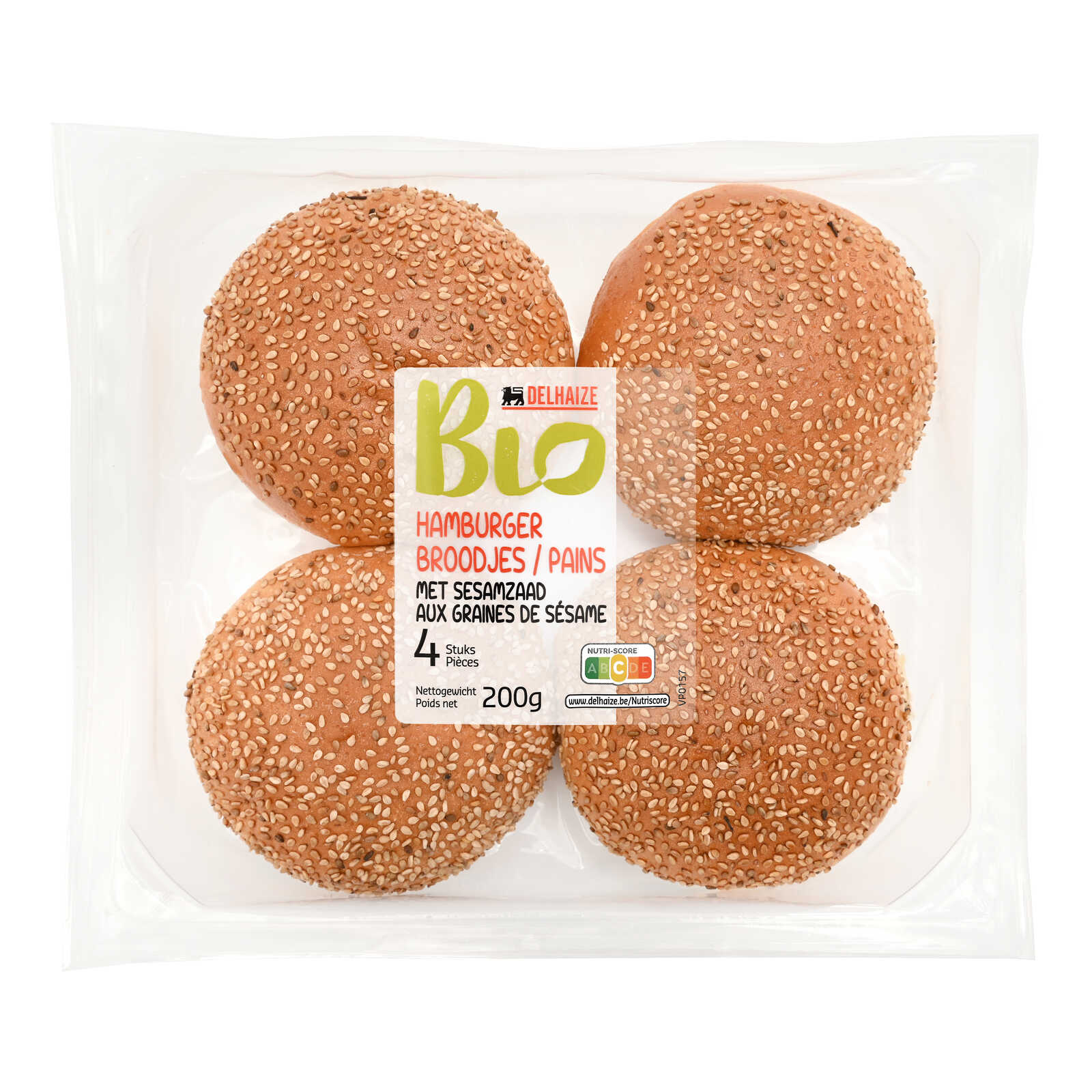 Delhaize Hamburgerbroodje | Sesam | Bio