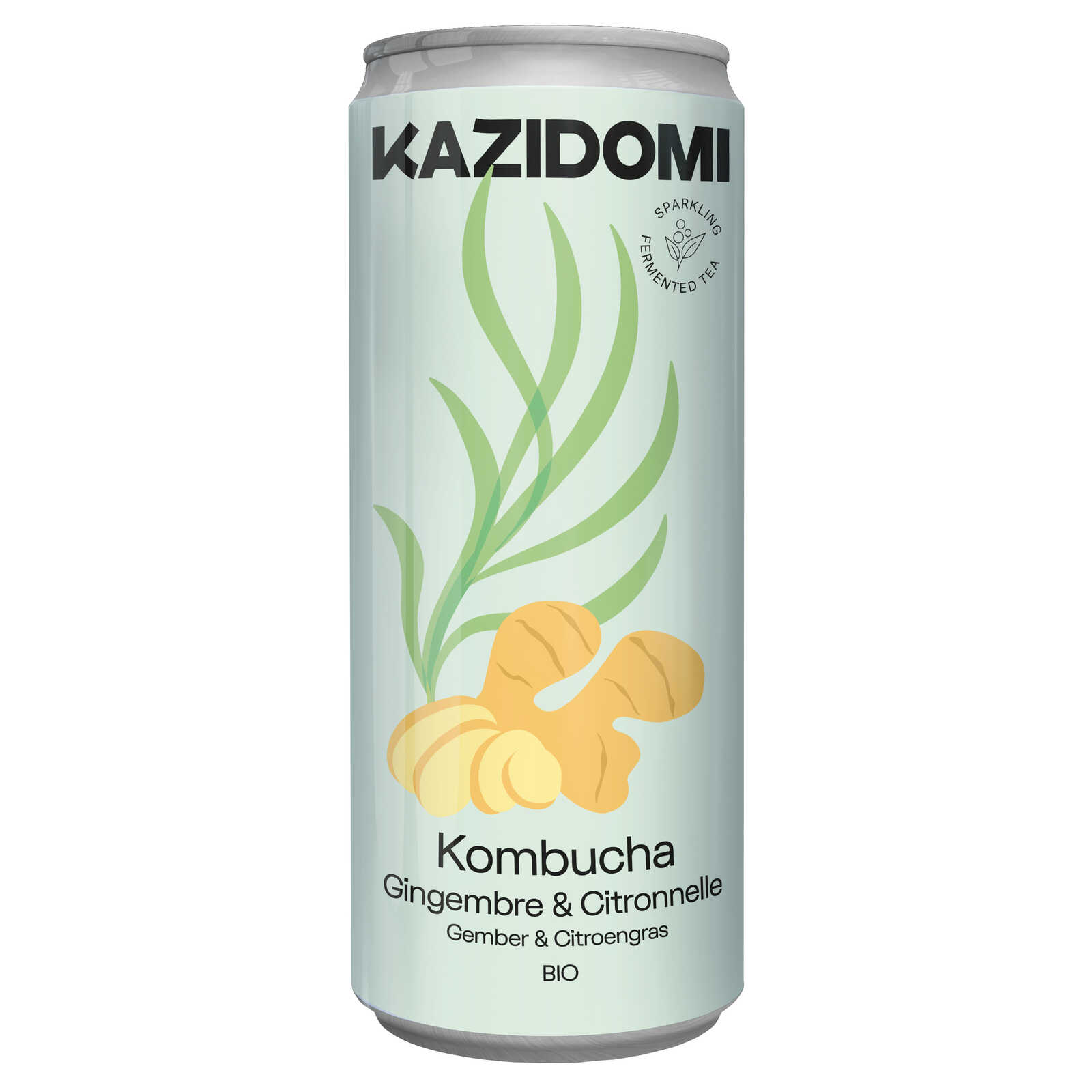Kazidomi Kombucha | Citroengras gember | Bio
