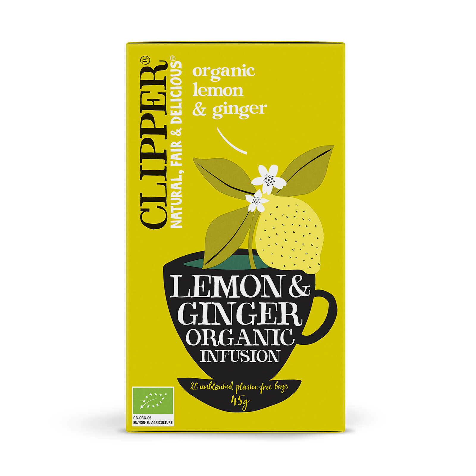 Clipper Infusie | Lemon Ginger | Bio