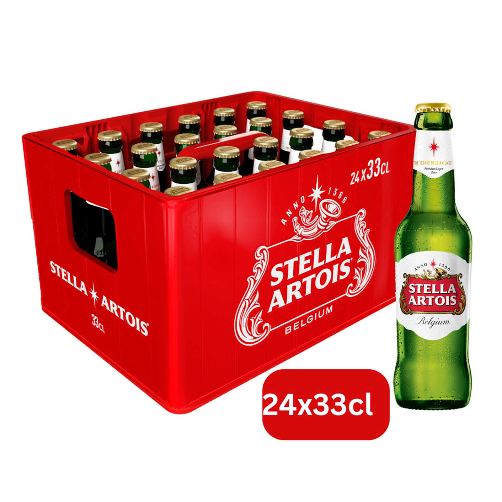 Stella Artois Blond Bier | Pils | 5,2% Alc. | Bak