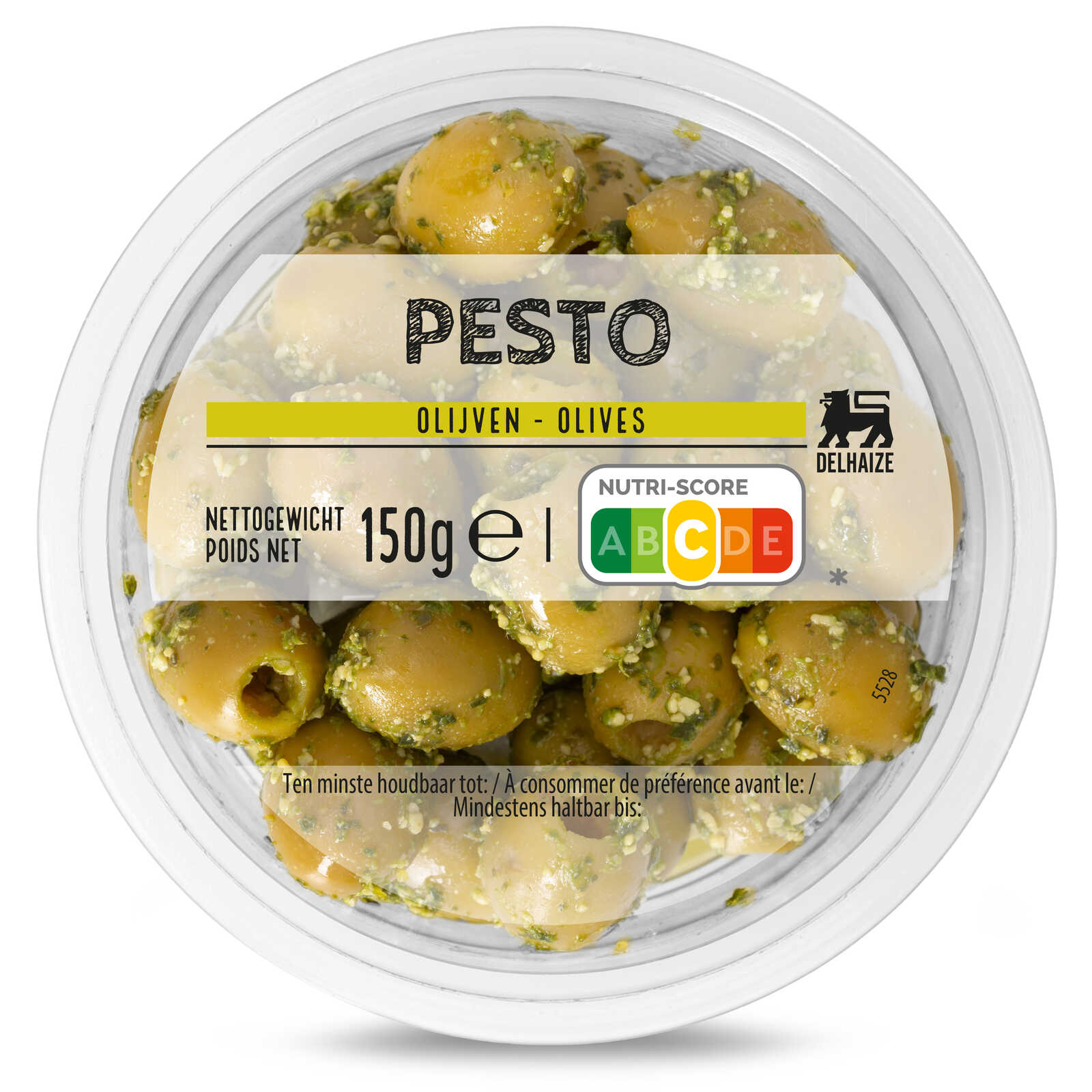 Delhaize Apero | Groene olijf met pesto