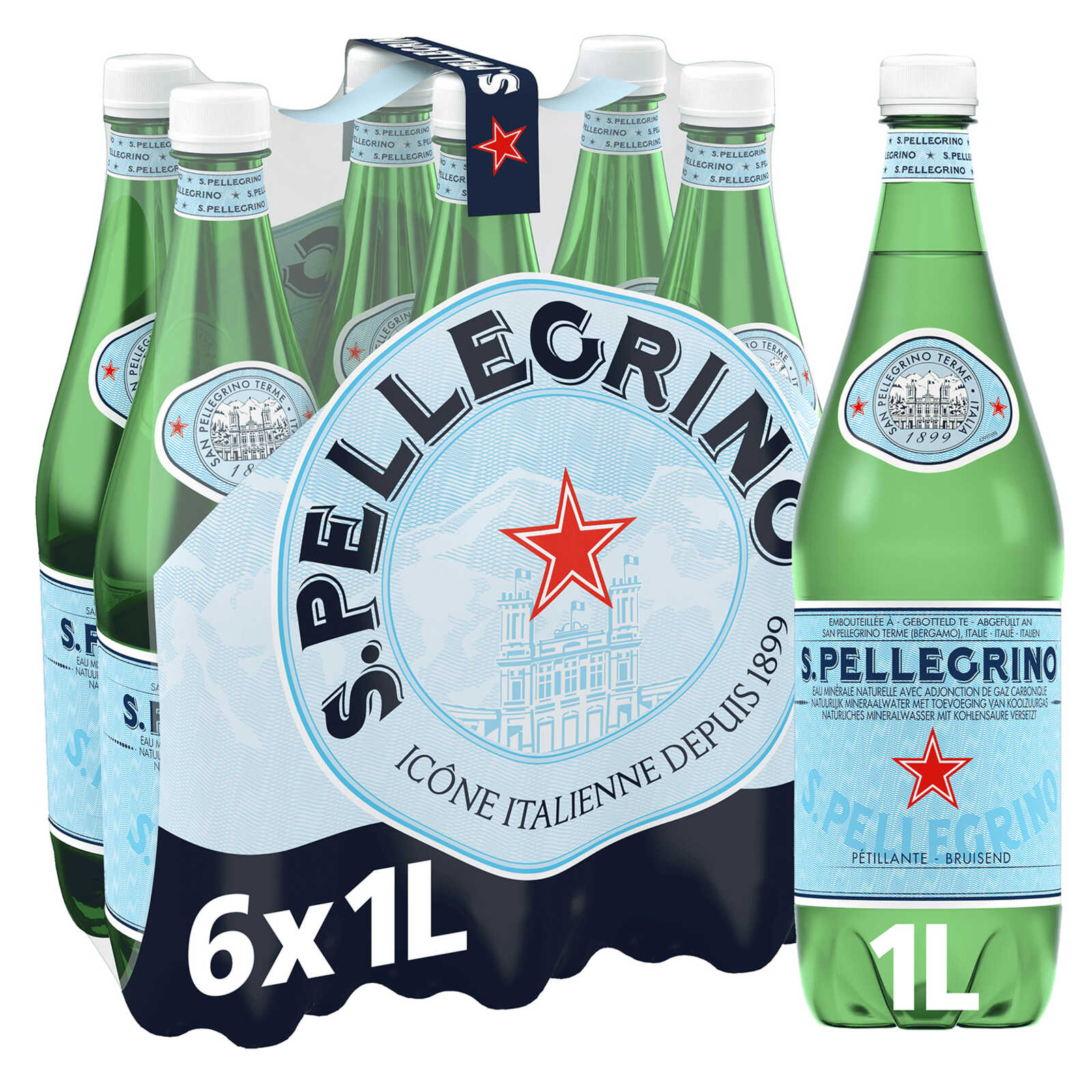 San Pellegrino Natuurlijk mineraalwater | Licht bruisend | PET