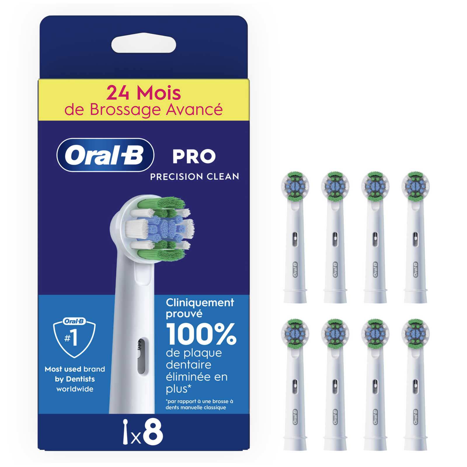 Oral-B 8 opzetborsteltjes | Precision clean