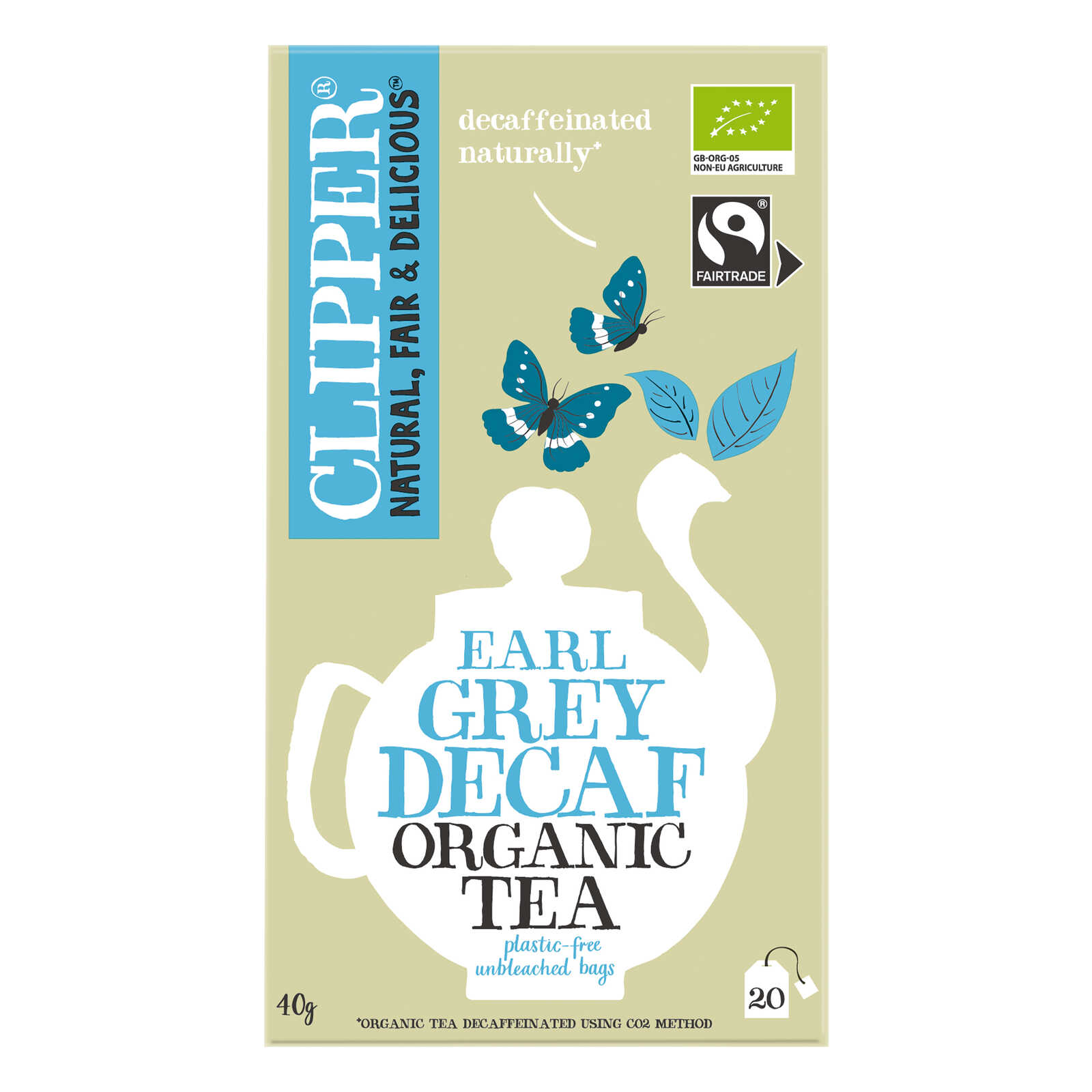 Clipper Thee | Zwart | Earl grey deca | Zakje | Bio