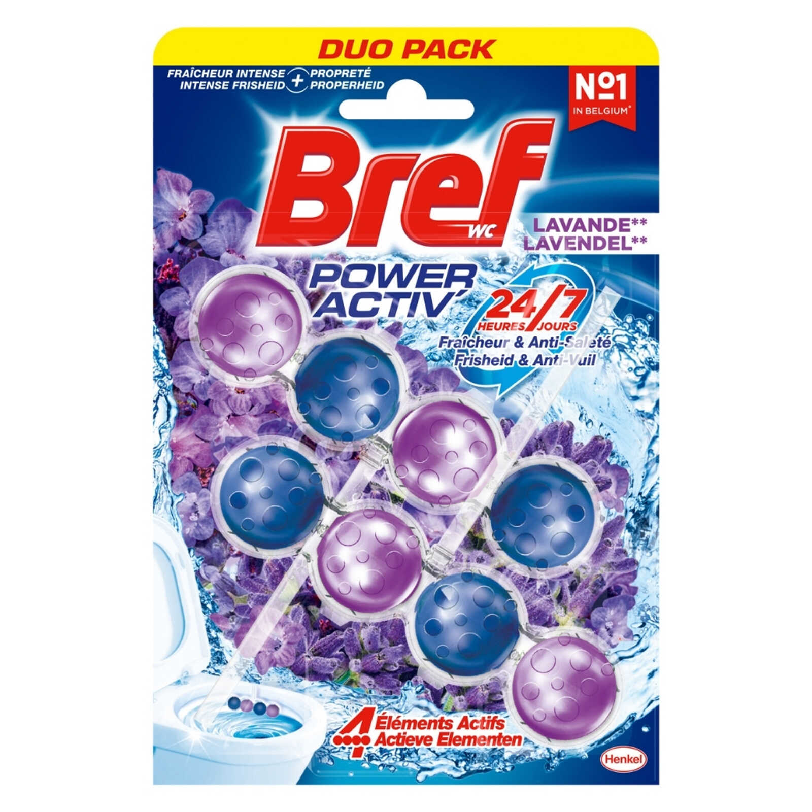 Bref WC WC Blok | Power Activ' | Lavendel