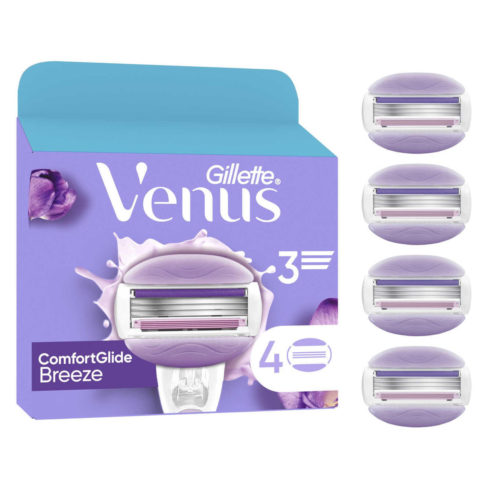 Venus Comfortglide | Mesjes | Breeze | 4st