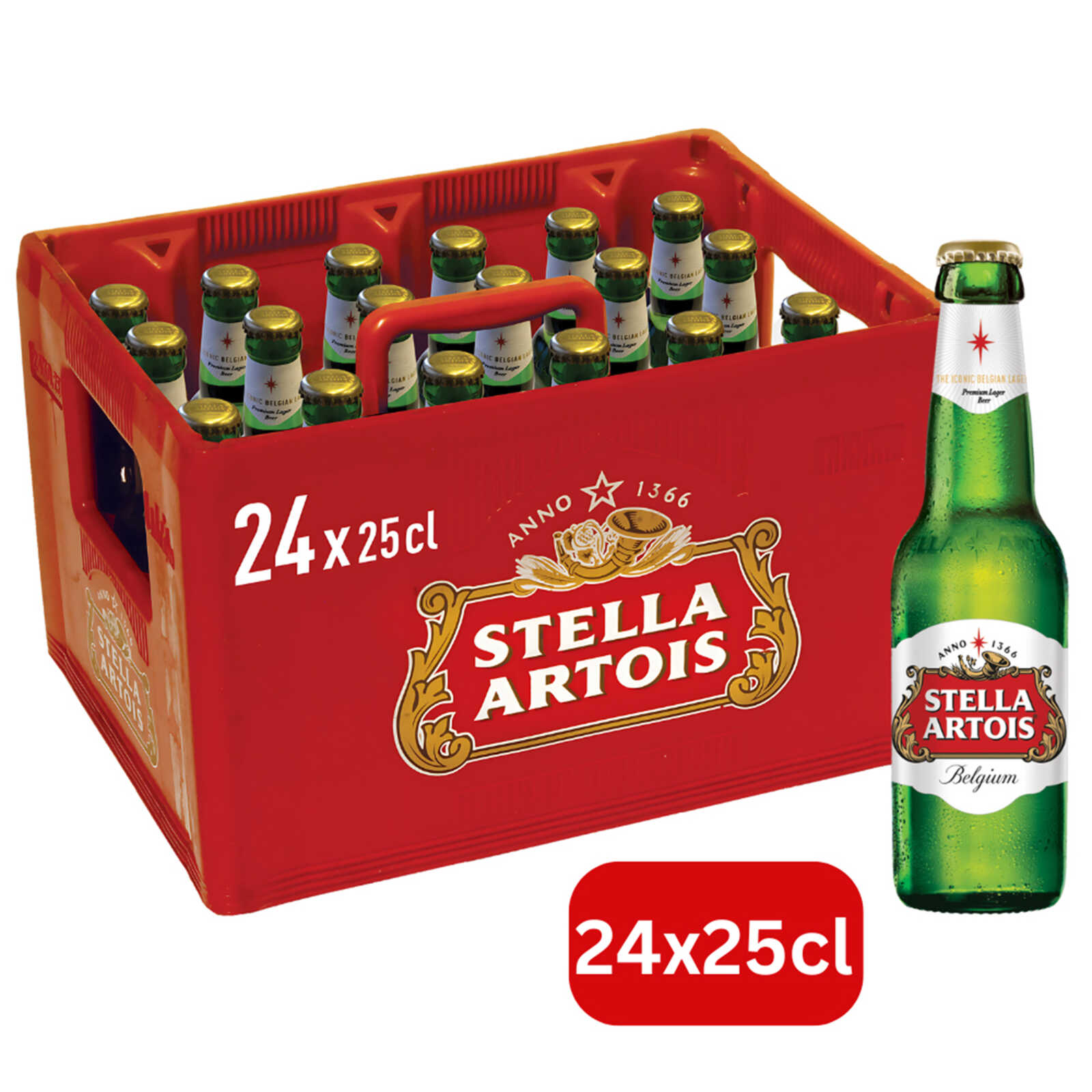 Stella Artois Blond Bier | Pils | 5,2% Alc. | Bak