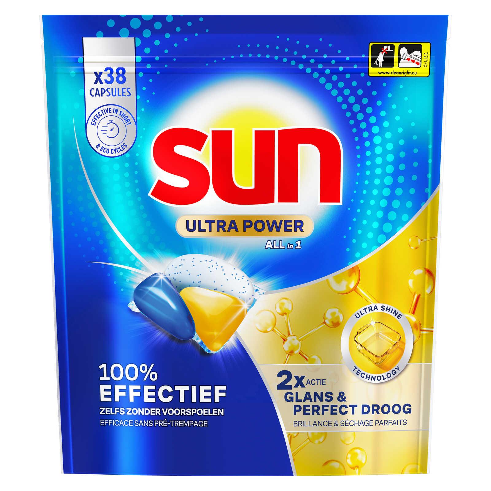 Sun Vaatwascapsules | Ultra Power