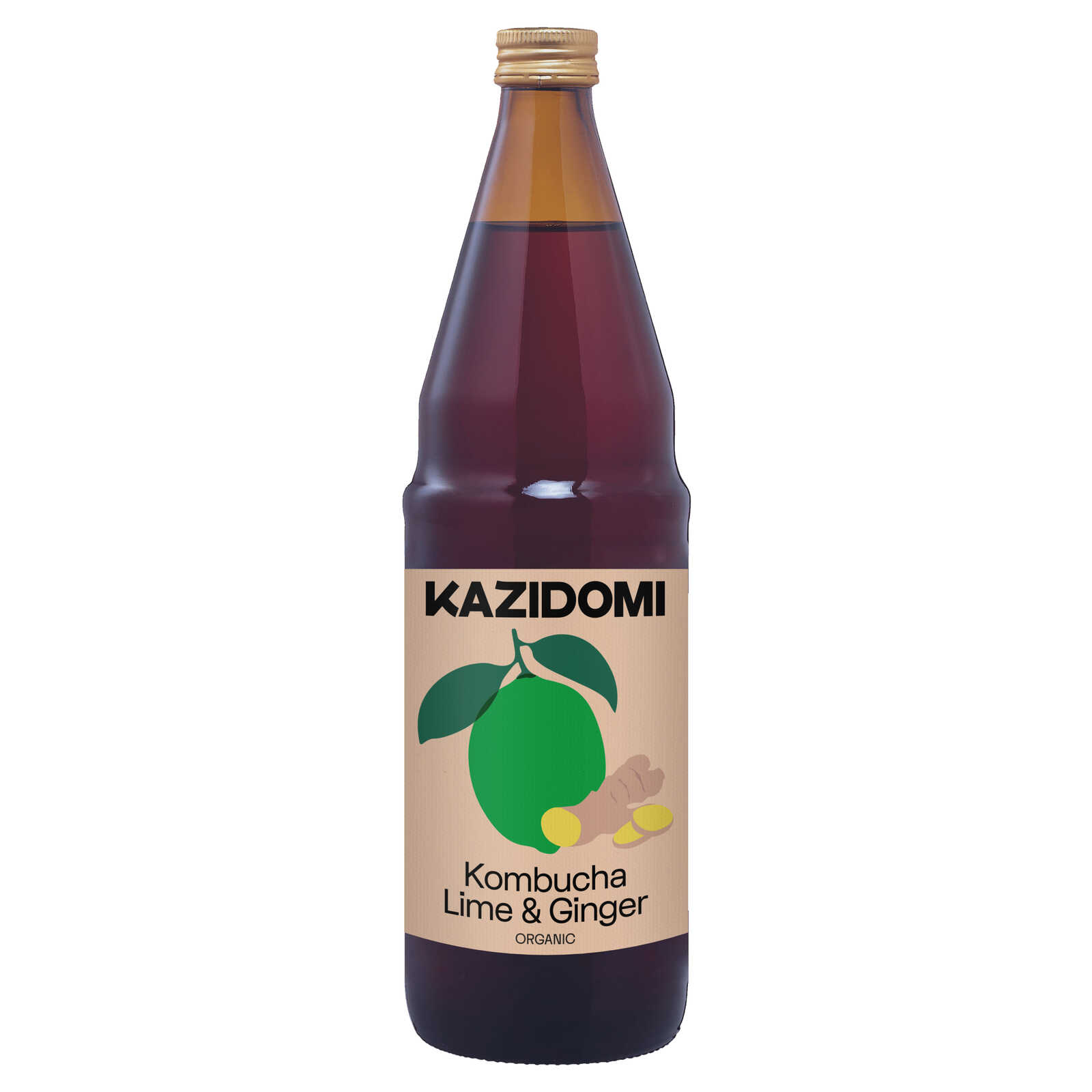 Kazidomi Kombucha | Limoen gember | Bio