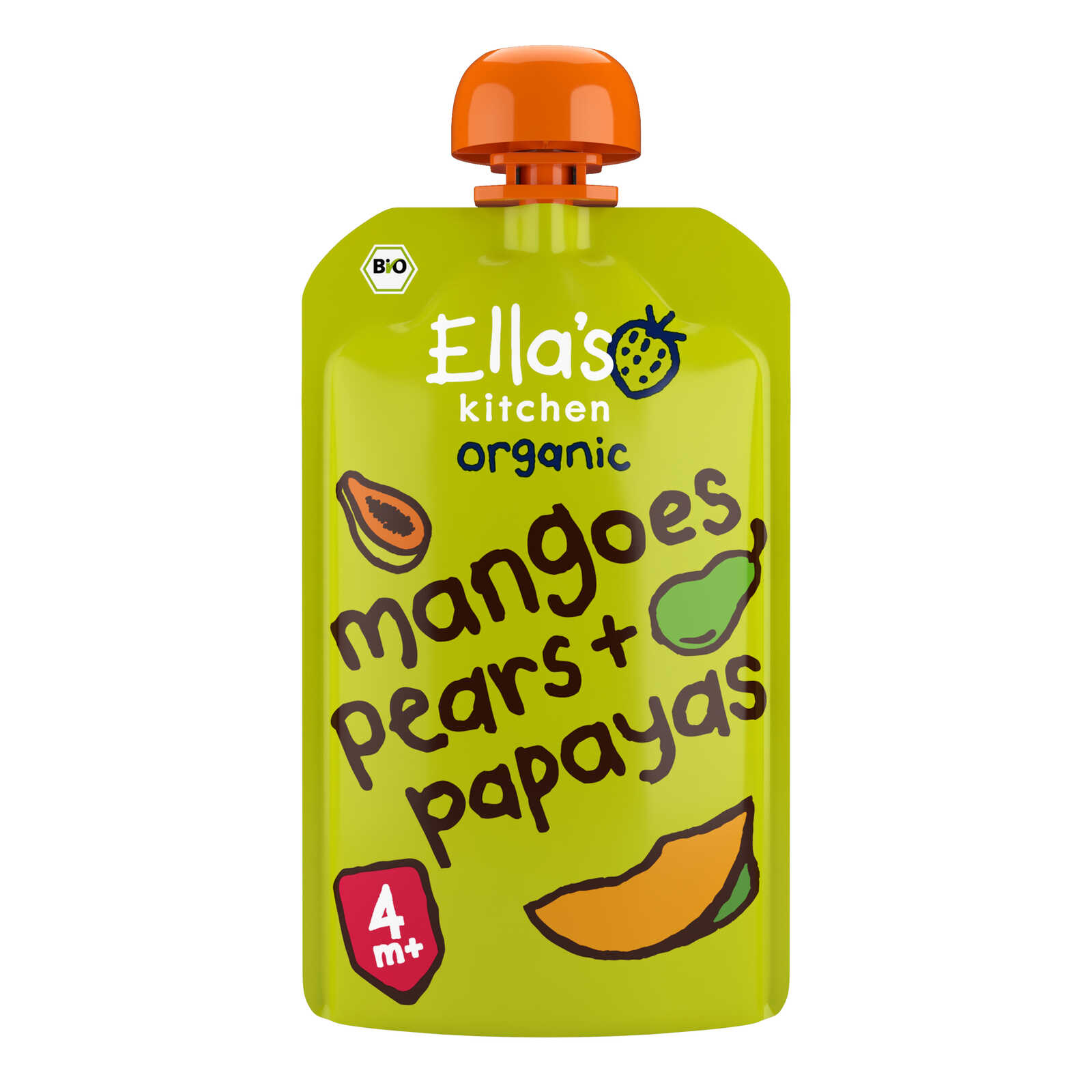 Ella's Kitchen Knijpzakje | Mango Peer Papaja | 4M | Bio