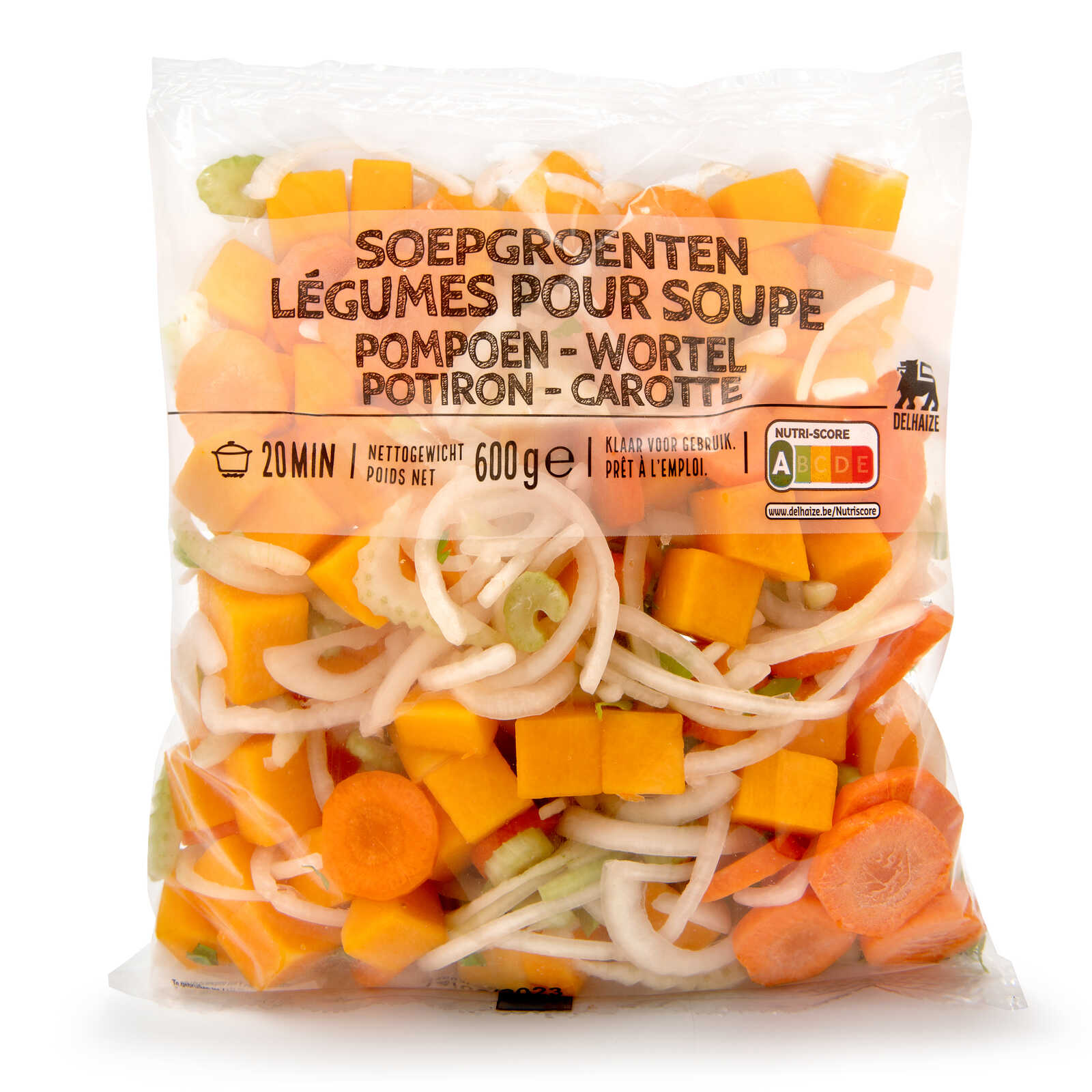 Delhaize Soepgroenten | Pompoen - Wortel