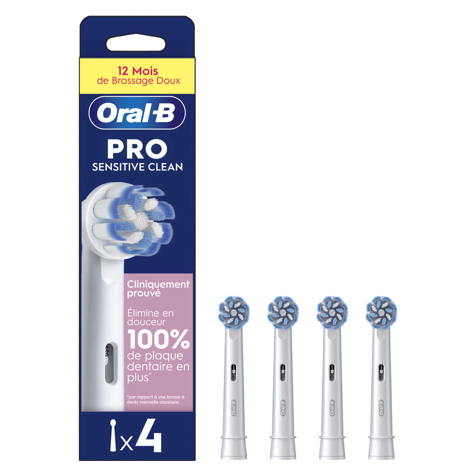 Oral-B 4 navulling | Sensitive clean