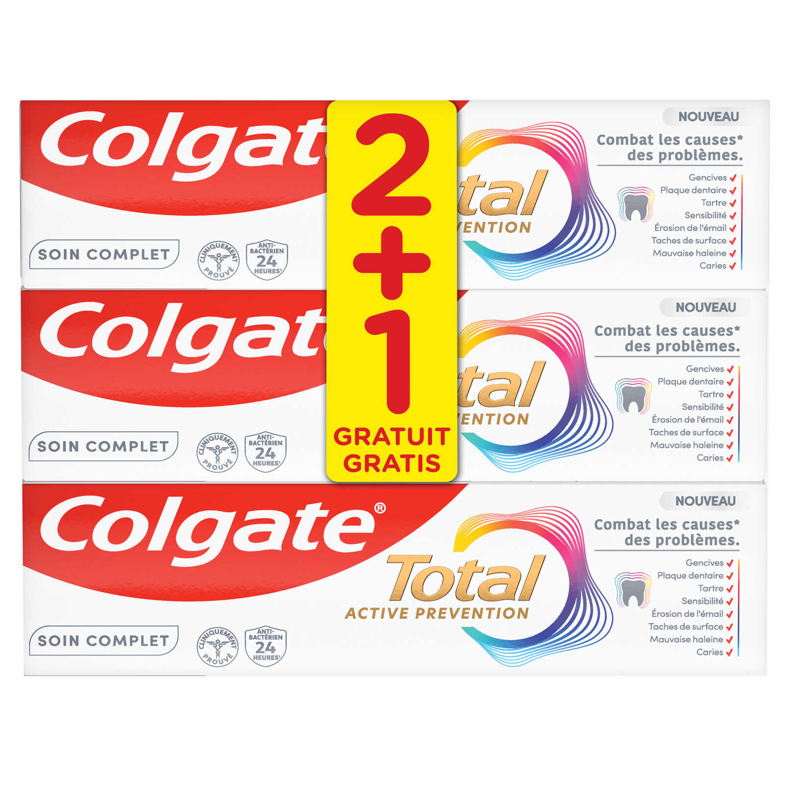 Colgate Tandpasta | Total Original | 2+1