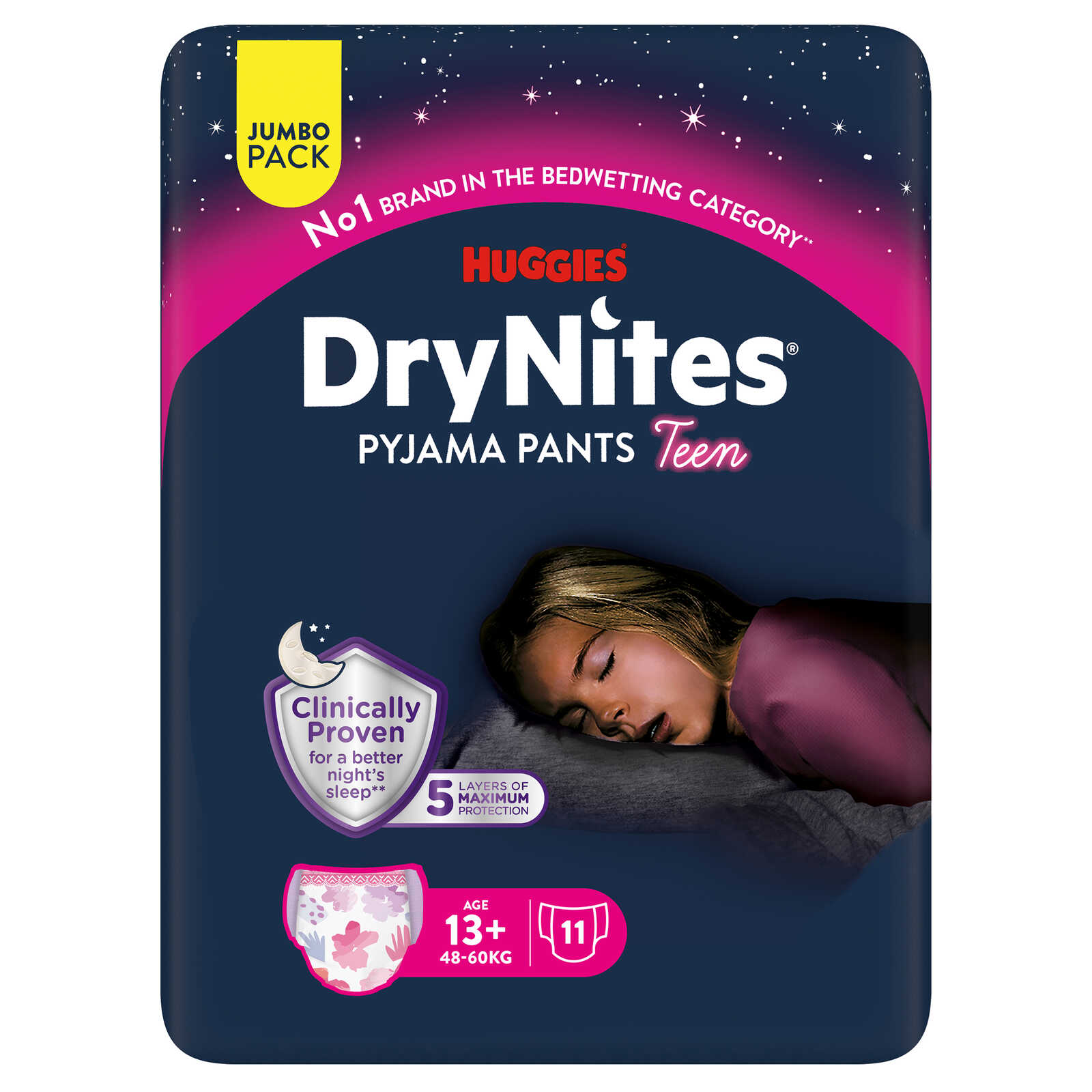 Huggies Broekjes | Nacht | 13 Jaar+