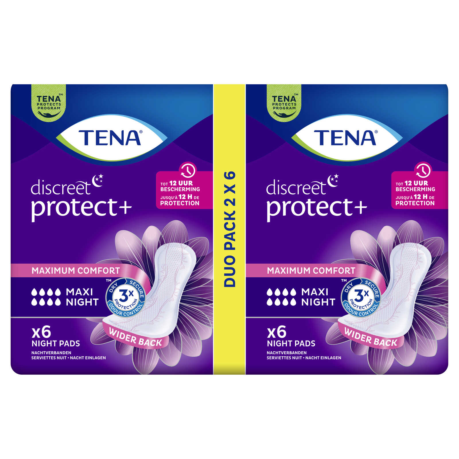 Tena Verbanden | Urineverlies | Maxi Nacht | Duo
