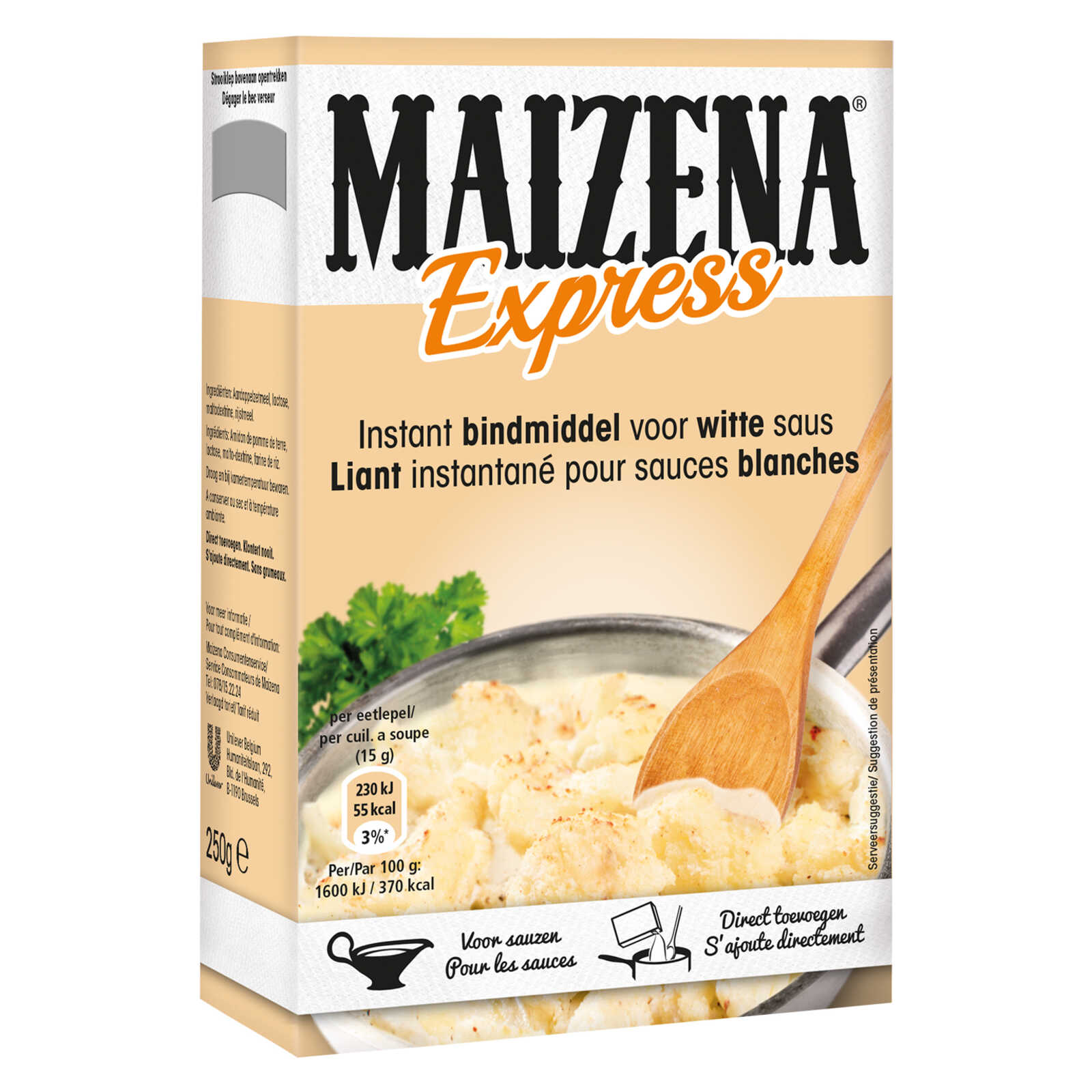 Maizena Express | Instant bindmiddel | Witte saus