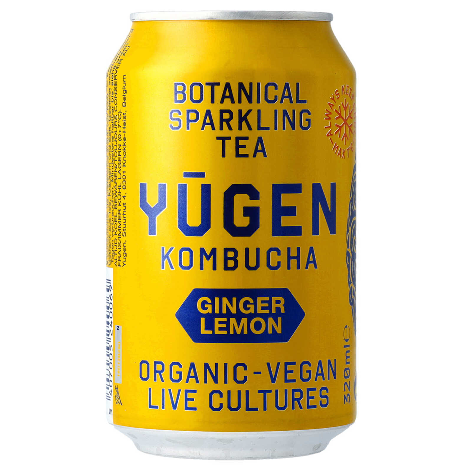 Yugen Kombucha | Raw | Ginger Lemon | Bio