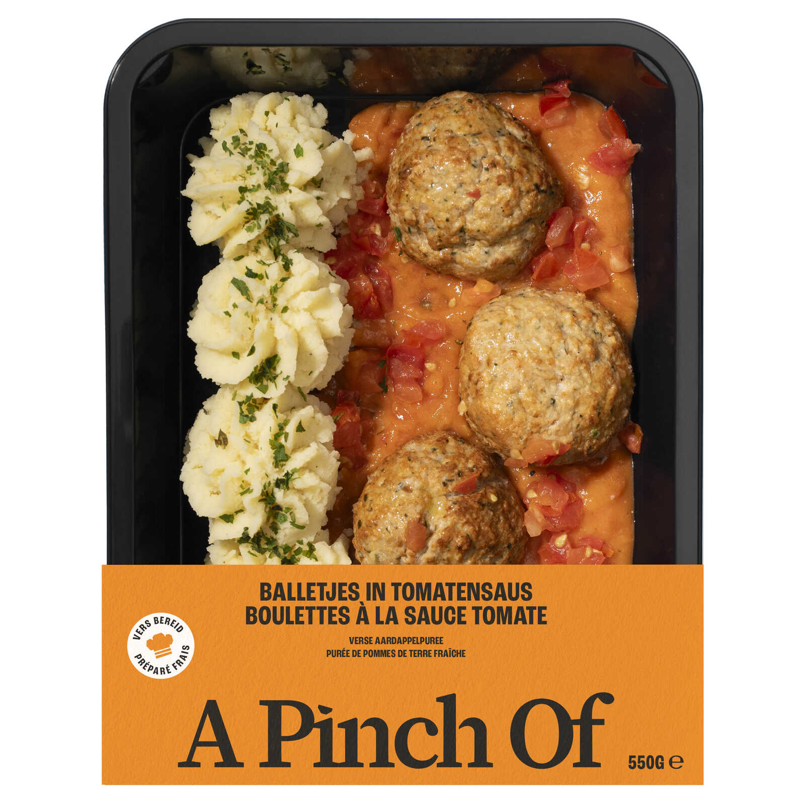 A pinch of APO Balletjes Tomatensaus