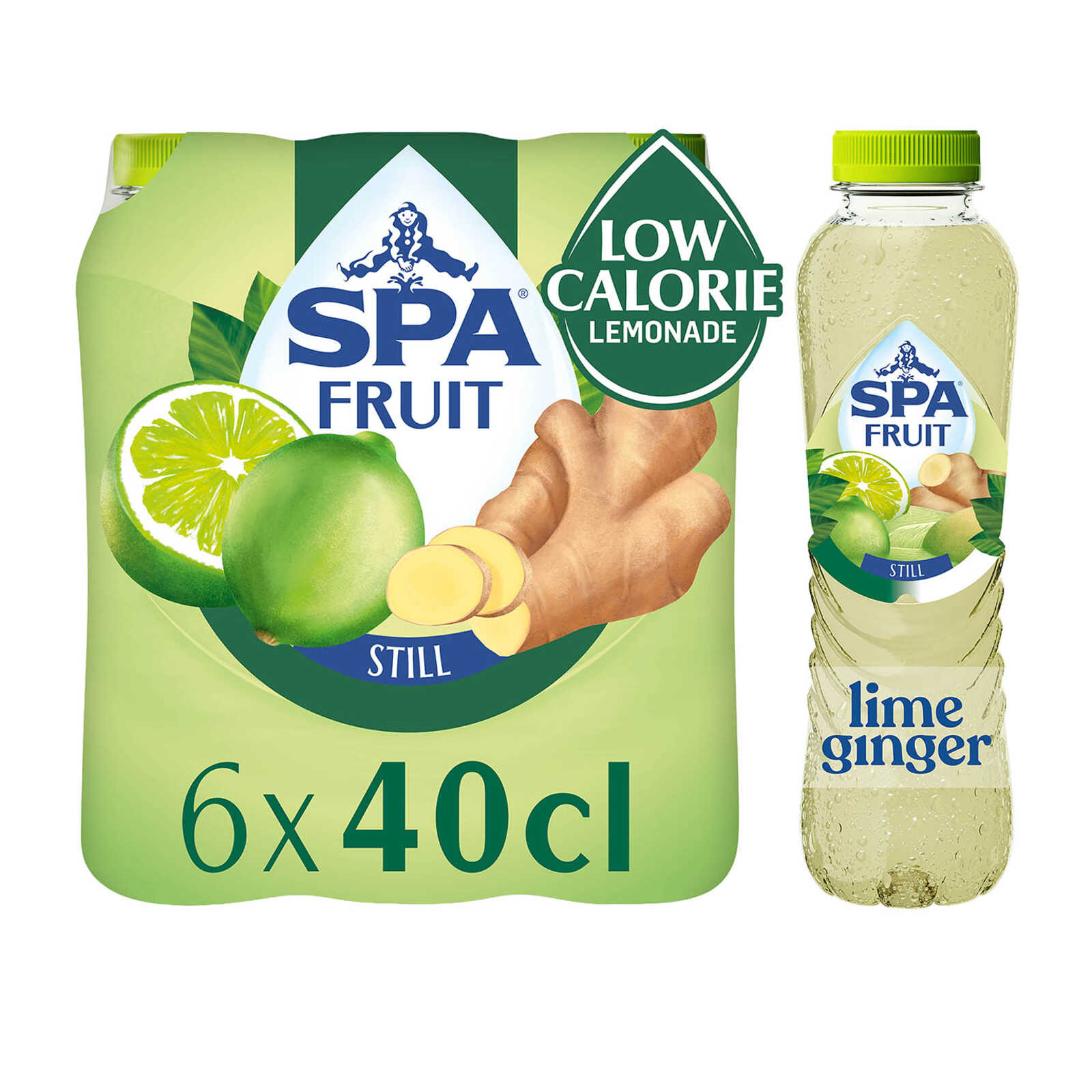 Spa Fruitlimonade | Plat | Limoen Gember