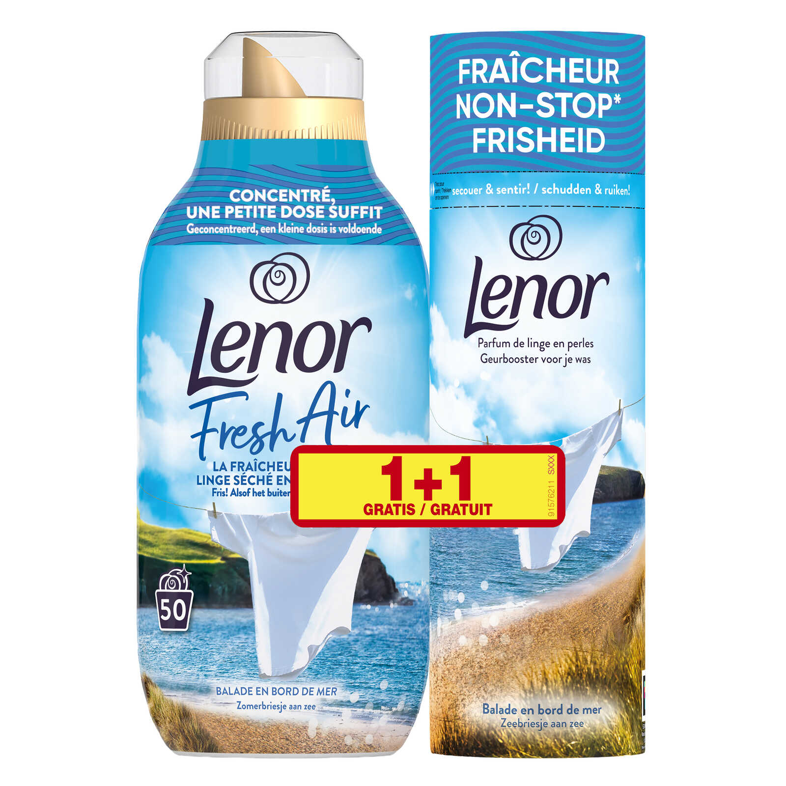 Lenor Parels | Zeebriesje aan zee | 1+1