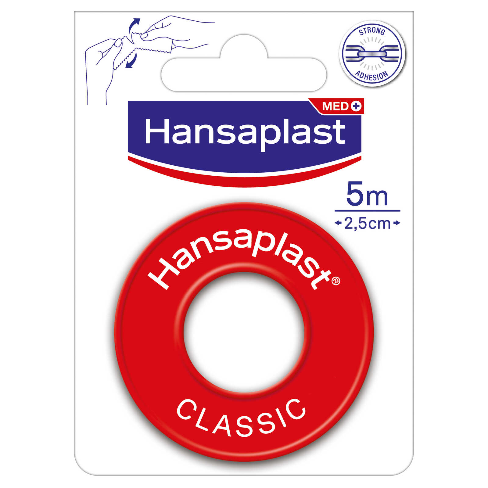 Hansaplast Pleisters | Classic | 5m x 2,5 cm