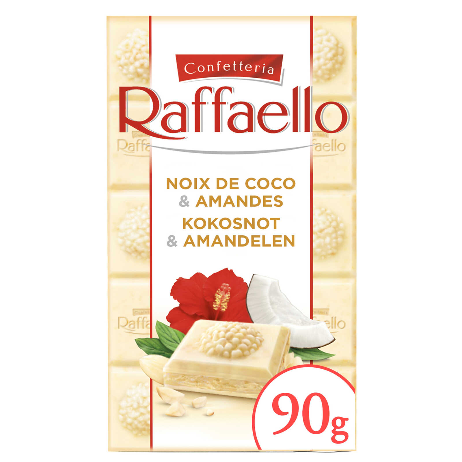 Raffaello Tablet | Witte chocolade | Kokos | Amandel