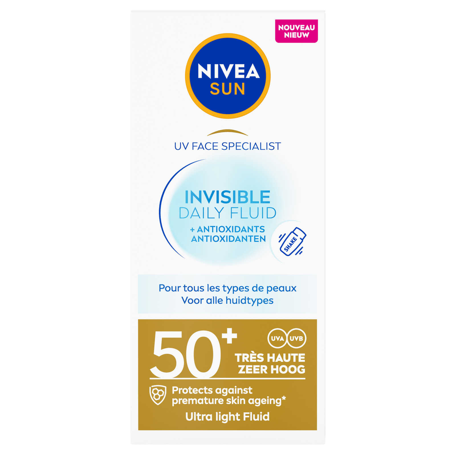 Nivea Sun lotion | Invisible dag | F50+