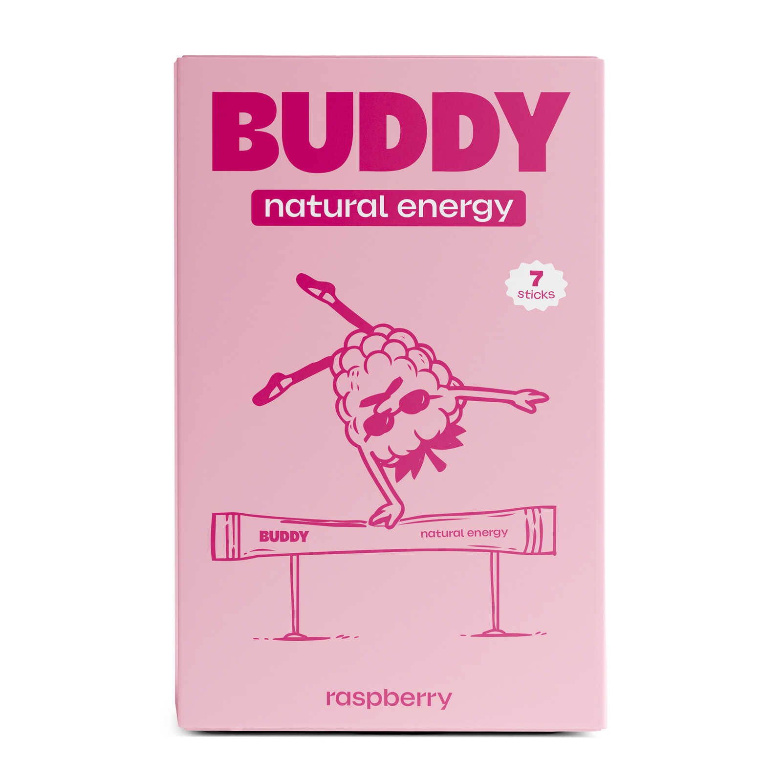 Buddy Natuurlijke energie | Sticks | Framboos