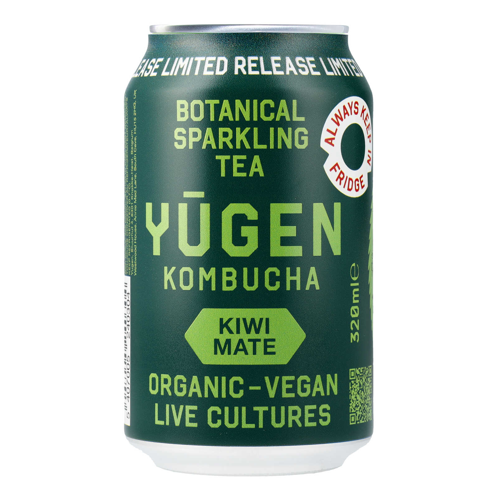 Yugen Kombucha | Raw |Kiwi maté | Bio