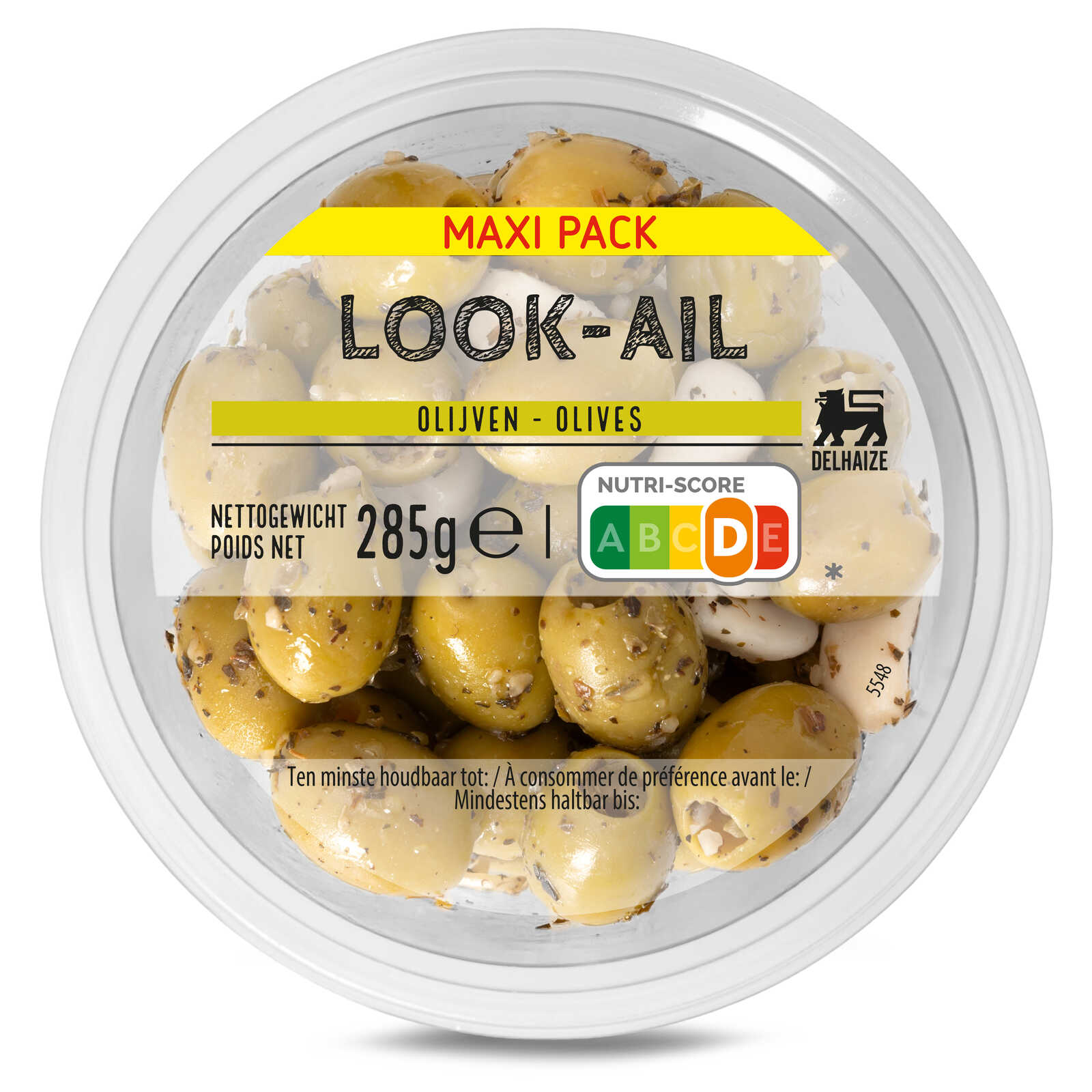 Delhaize Olijven met look