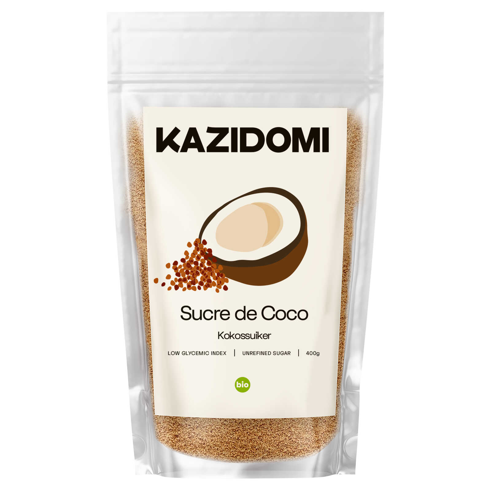 Kazidomi Kokossuiker | Bio