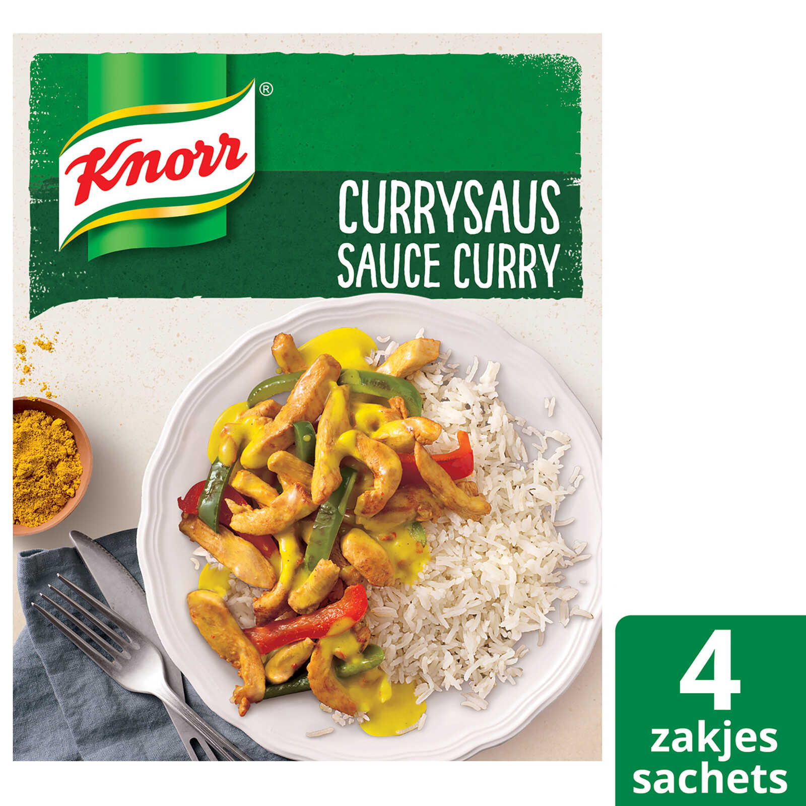 Knorr Droge sauzen | Curry | 4x24 g