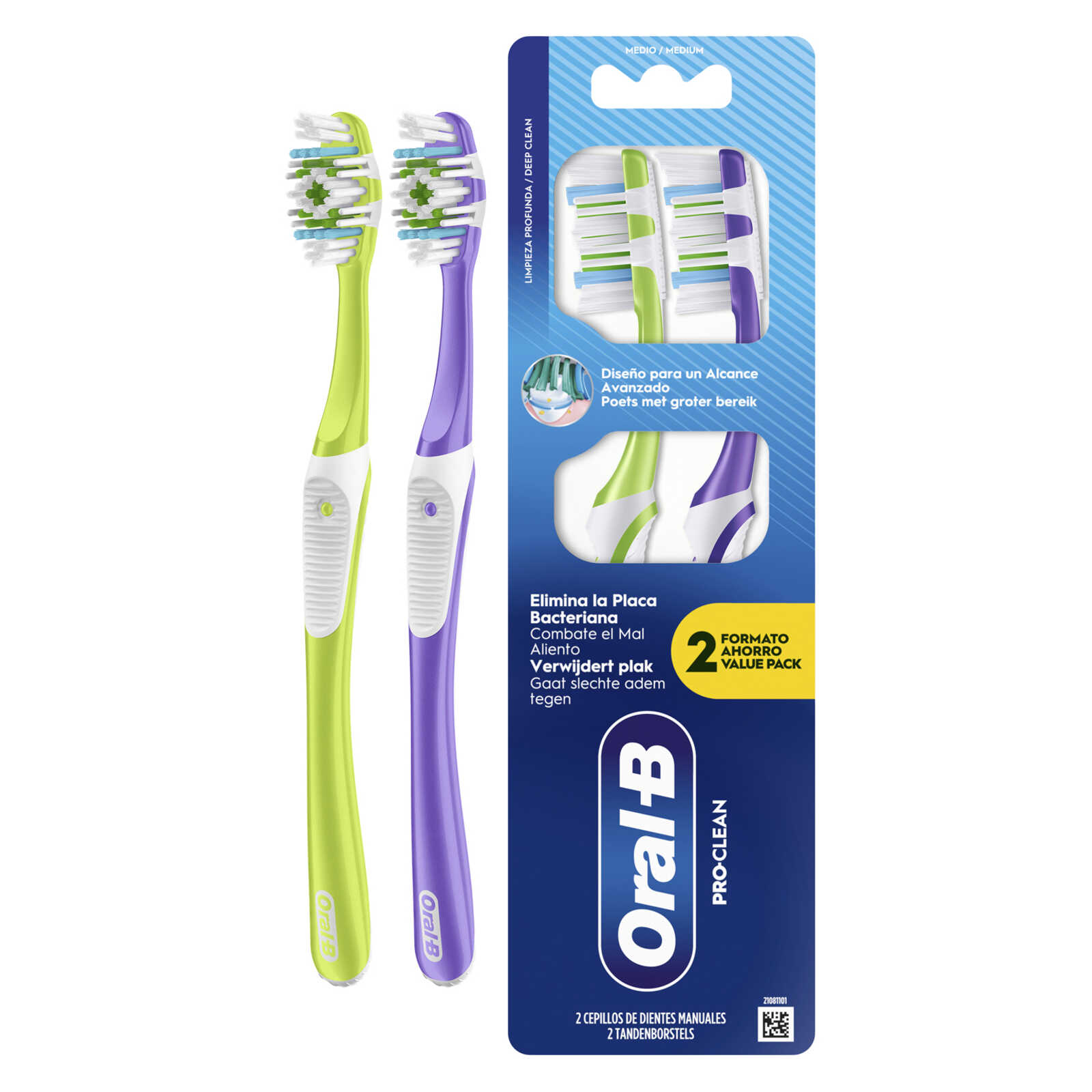 Oral-B Tandenborstel | Pro Clean 5 ways | 2p