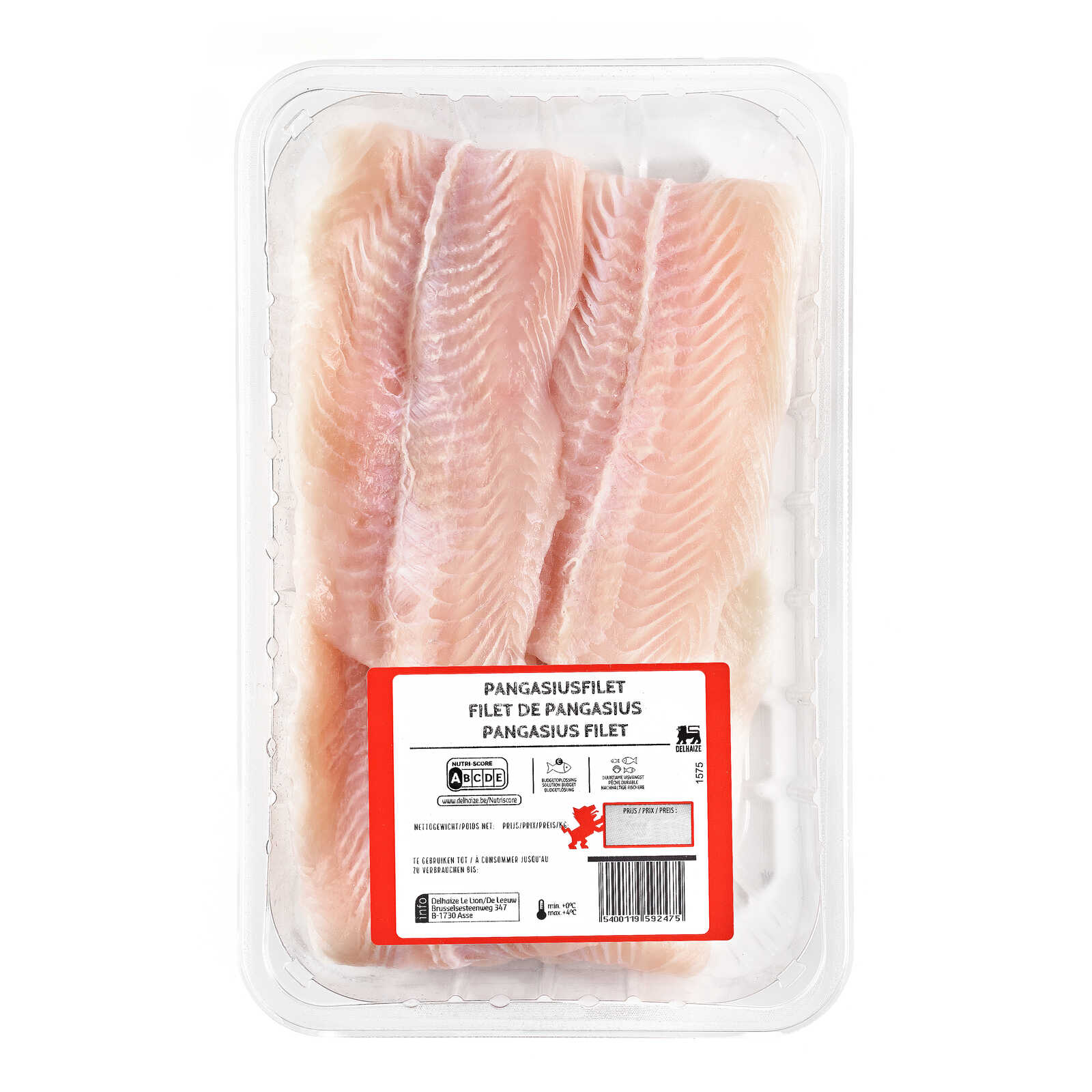 Delhaize Pangasiusfilet | Nature | Ecopack