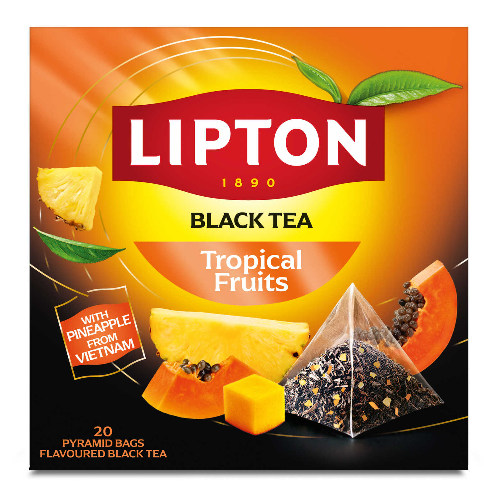 Lipton Thee | Zwart | Tropisch fruit | Zakjes