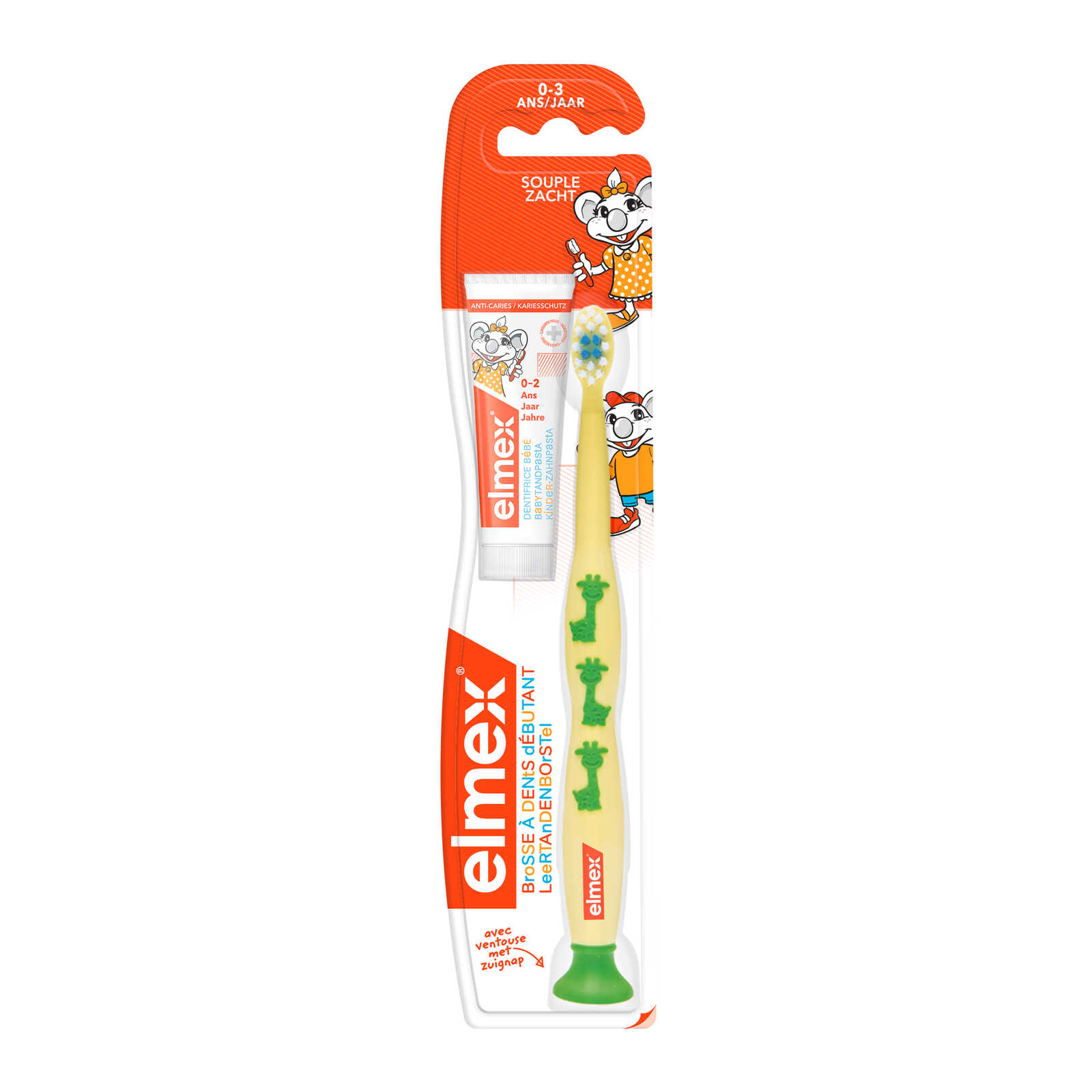 Elmex Tandenborstel | Leer | Mini Tandpasta