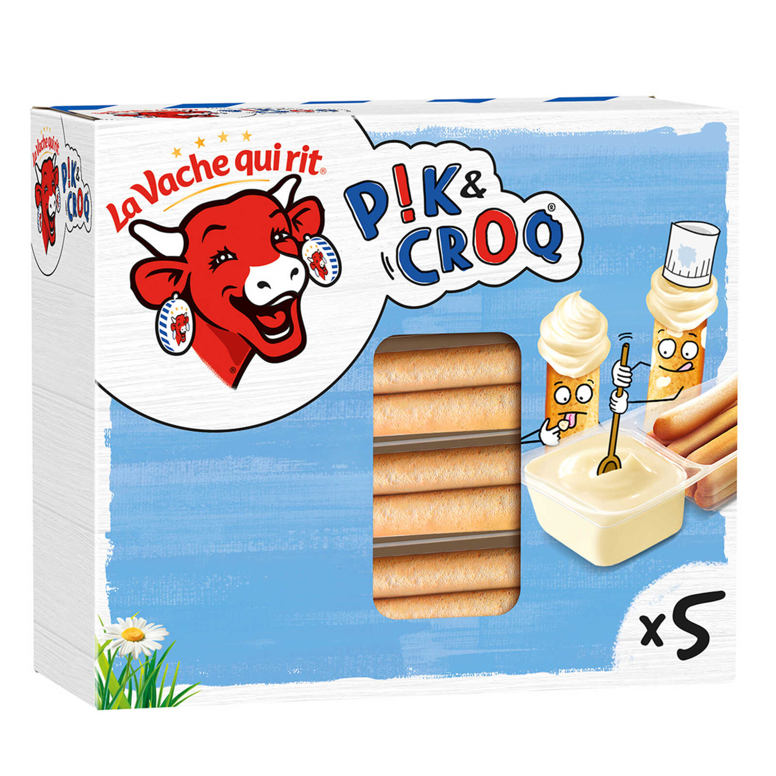La Vache qui Rit Snacking Kaas | Grissini Natuur | 5 porties