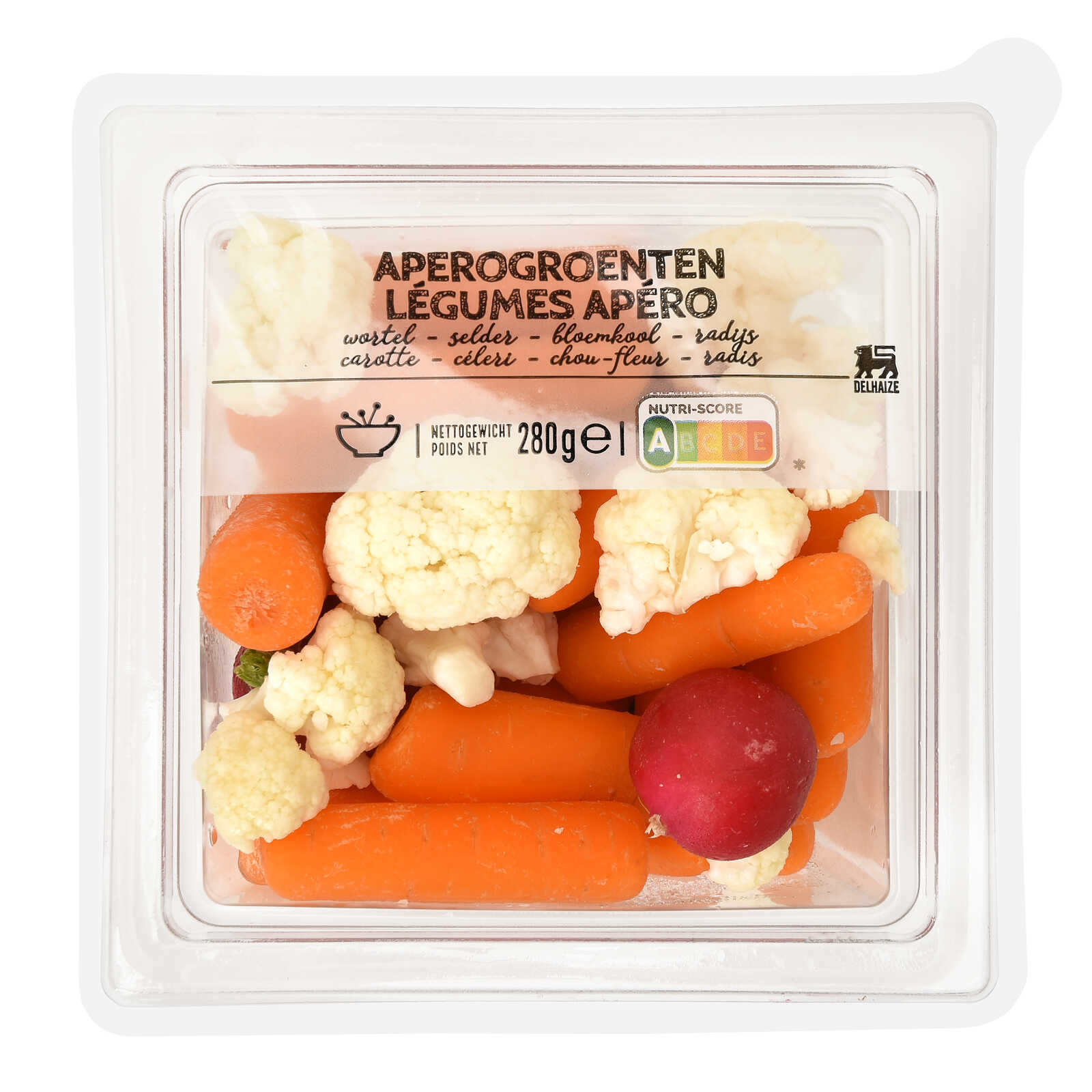Delhaize Aperogroenten 280g