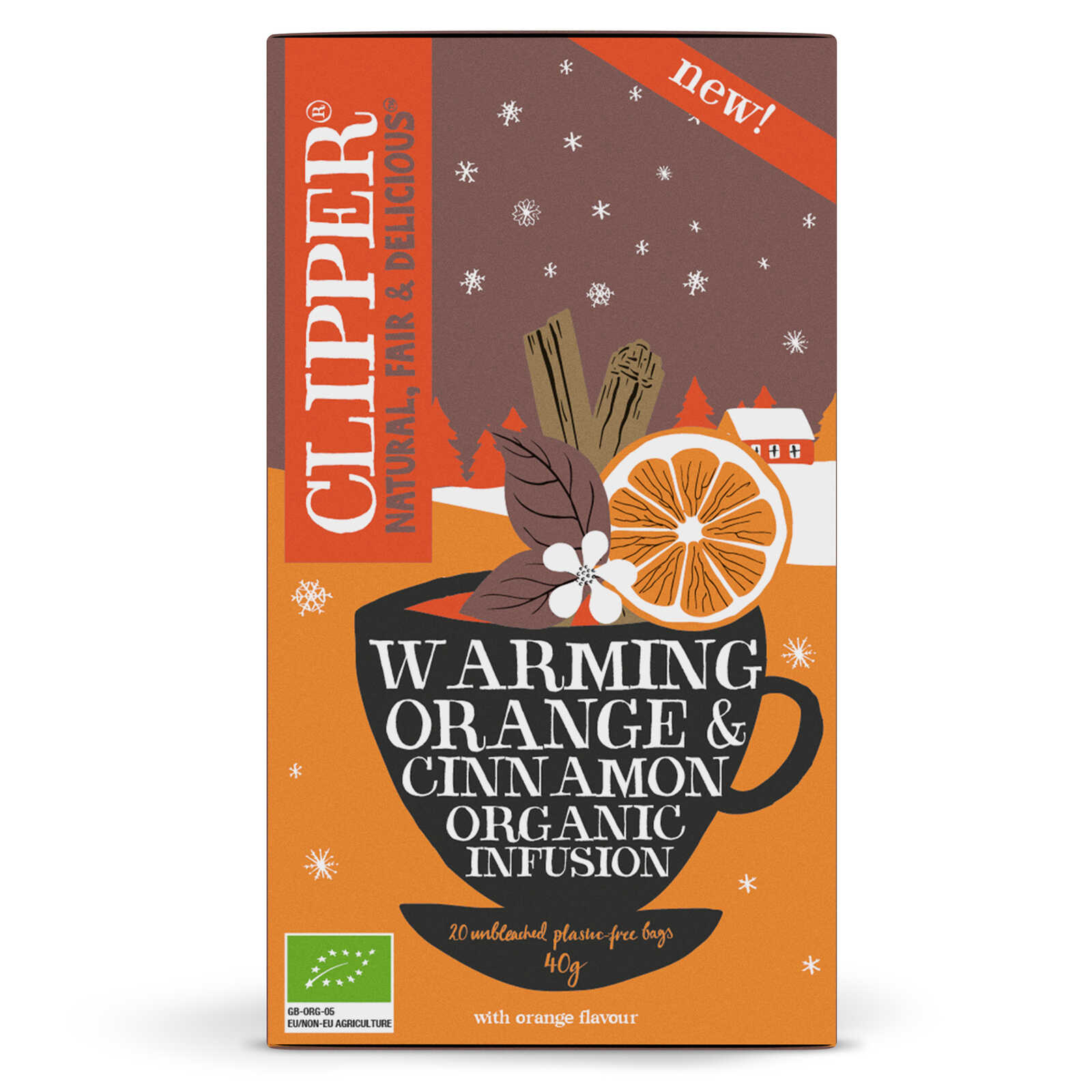 Clipper Infusie | Winter spice orange | Zakjes