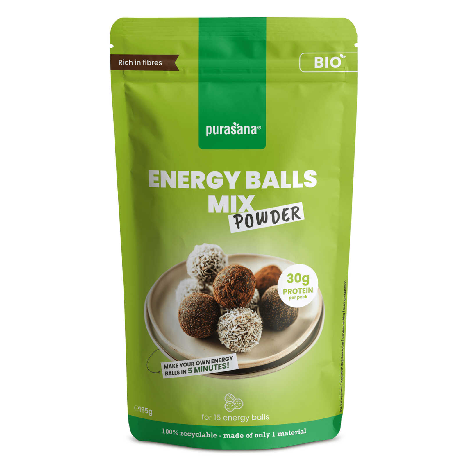 Purasana Bereidingsmix | Energy balls | Bio