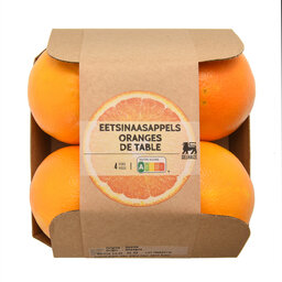 Oranges de table | 4 pièces
