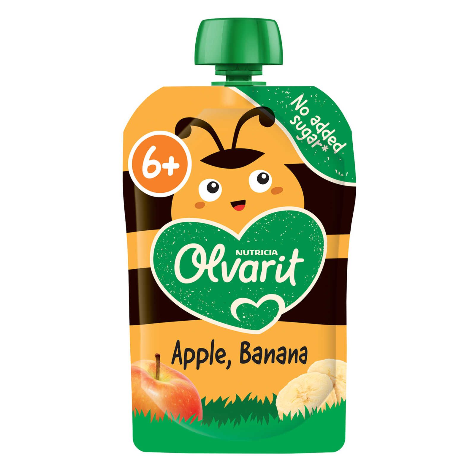 Olvarit Knijpzakje | Appel Banaan | 6M